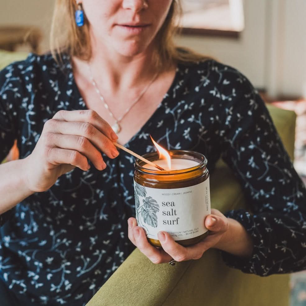Sea Salt Surf Soy Candle - My American Goods