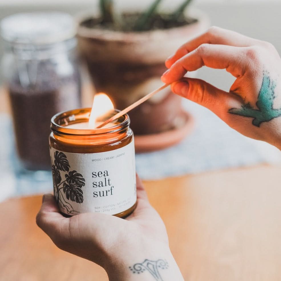 Broken Top Brands Candle Sea Salt Surf Soy Candle