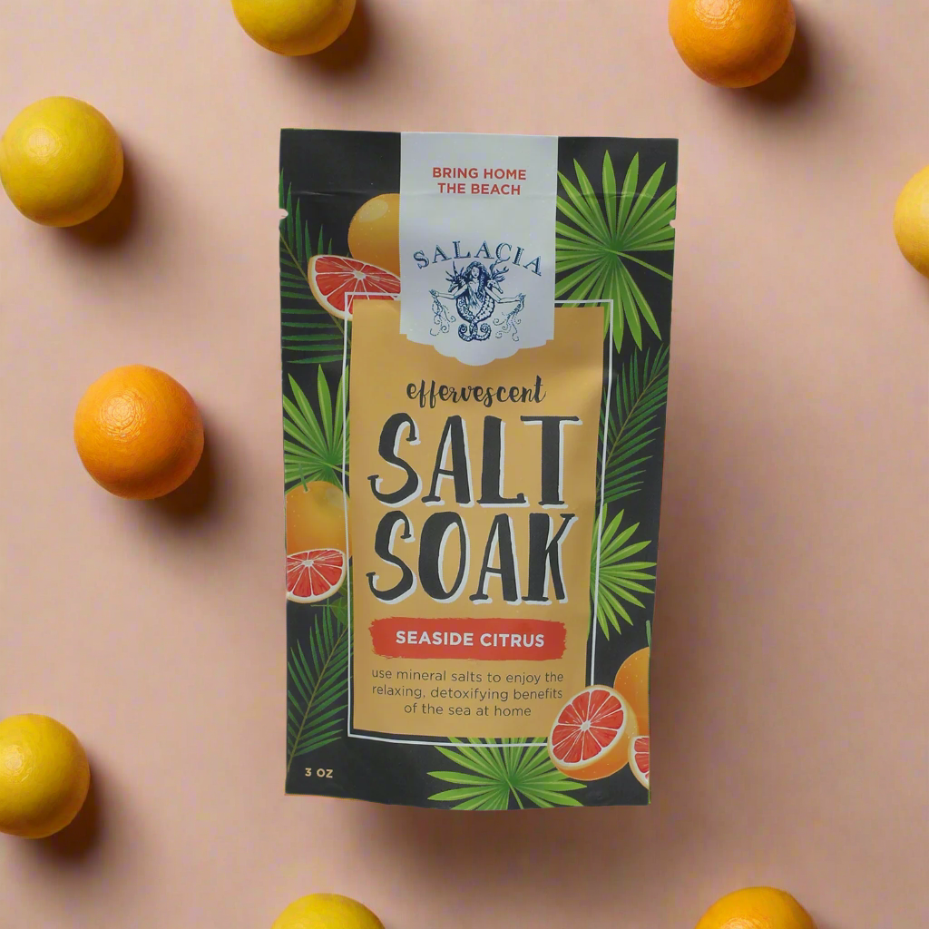 Seaside Citrus Effervescent Salt Soak - My American Goods