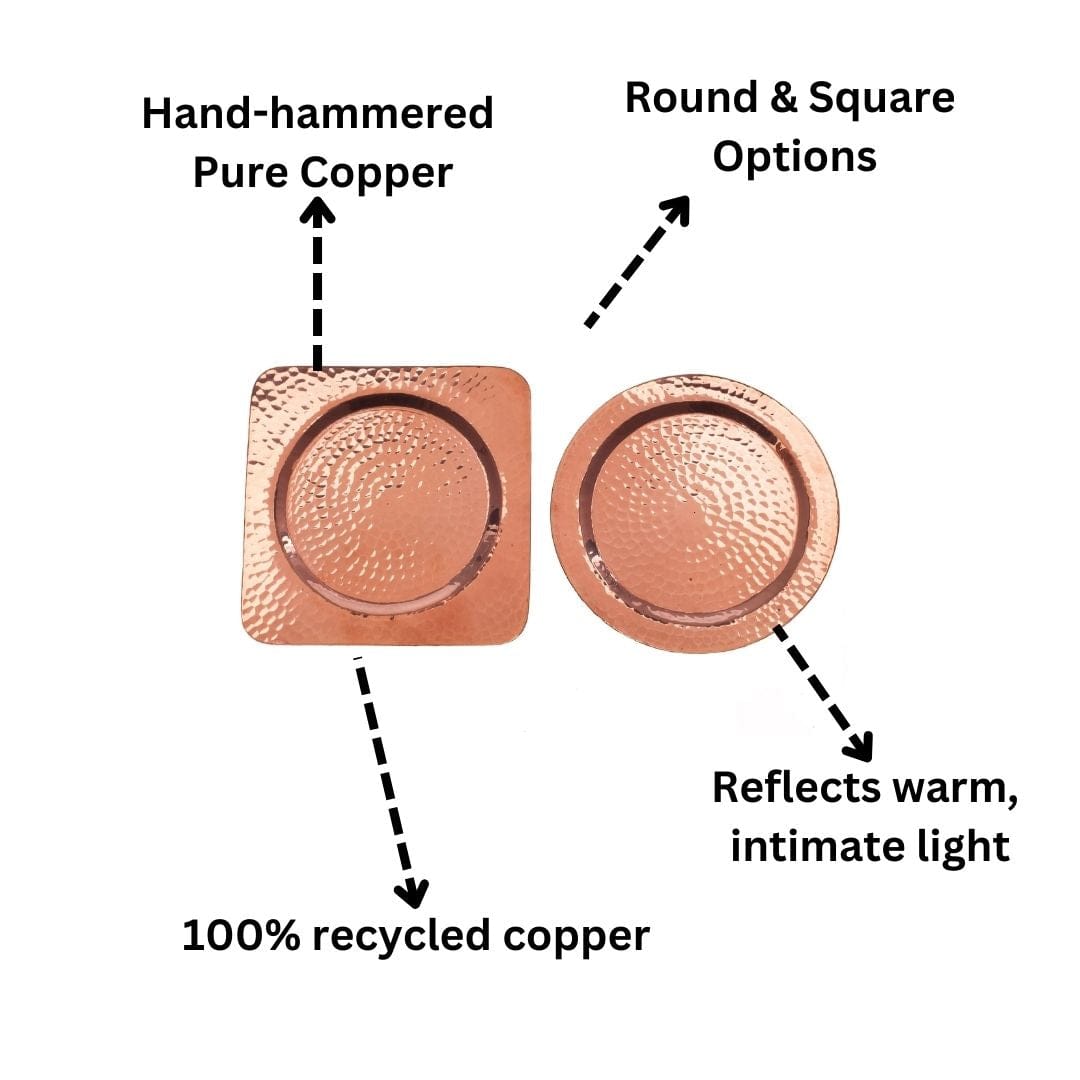 Sertodo Coasters Napa Copper Cup Coasters