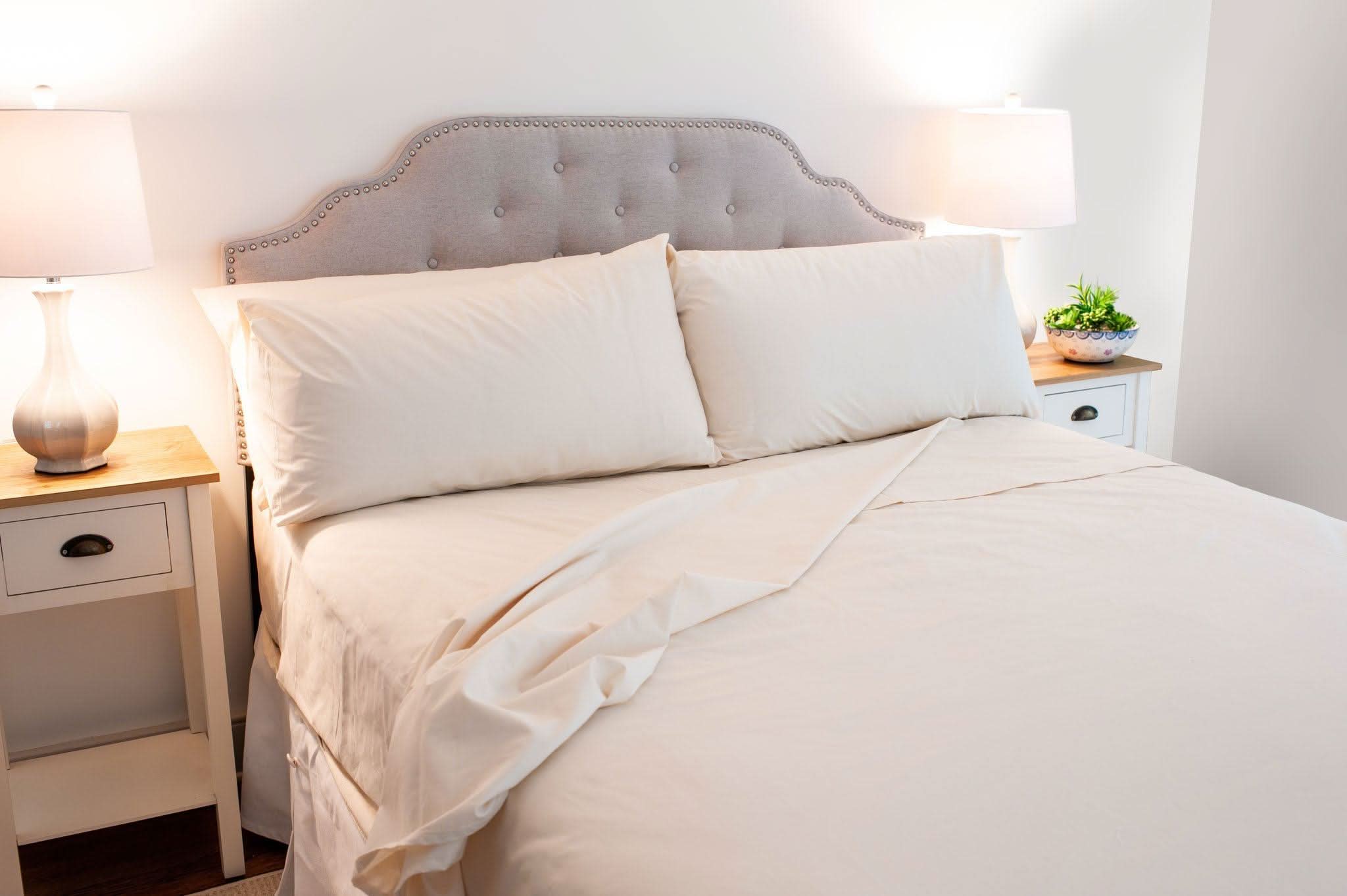 American Blossom Linens Bed Sheets Cotton Single Fitted Bed Sheet | Separate