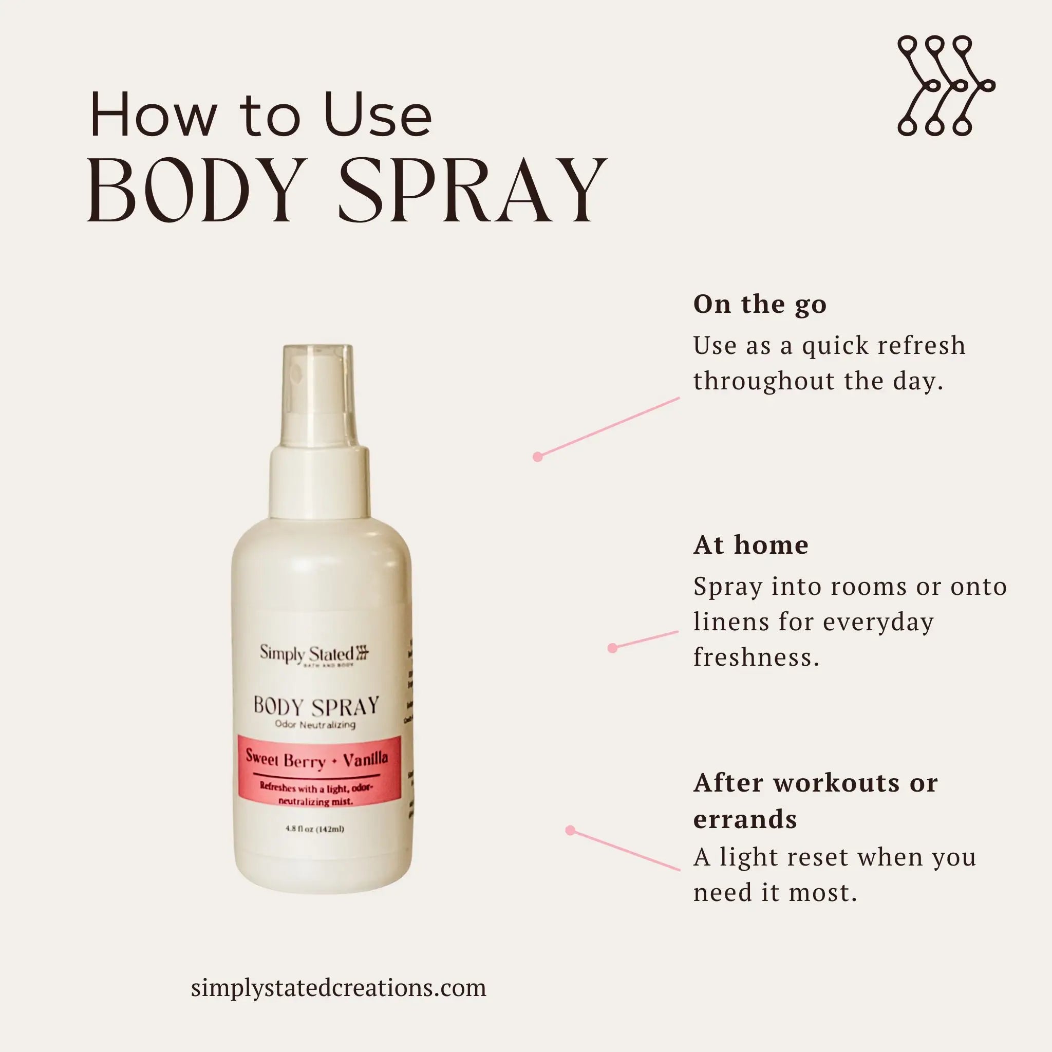 Warm Vanilla + Sugar Body Spray
