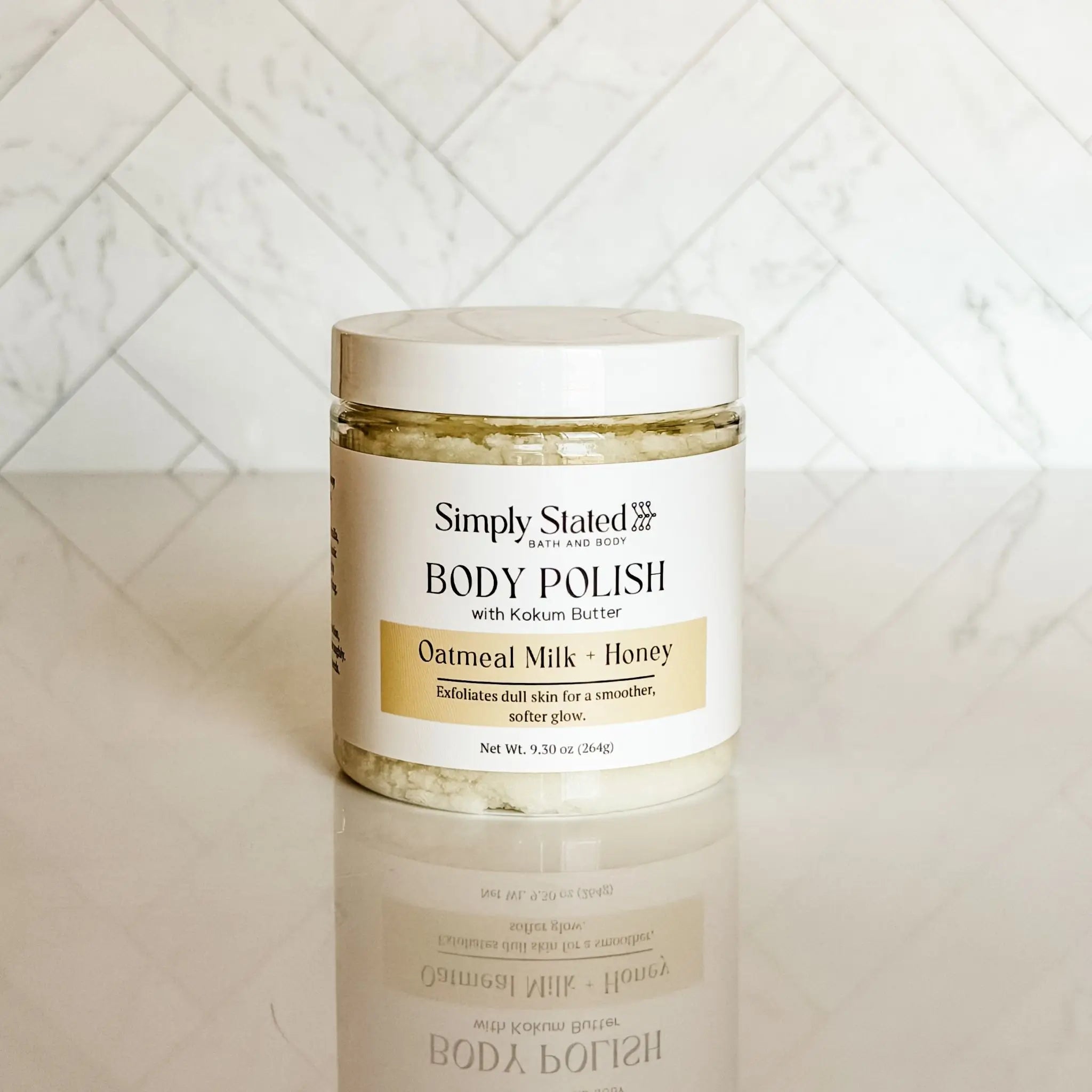 Simply Stated Creations Exfoliants Oatmeal Milk + Honey Body Polish