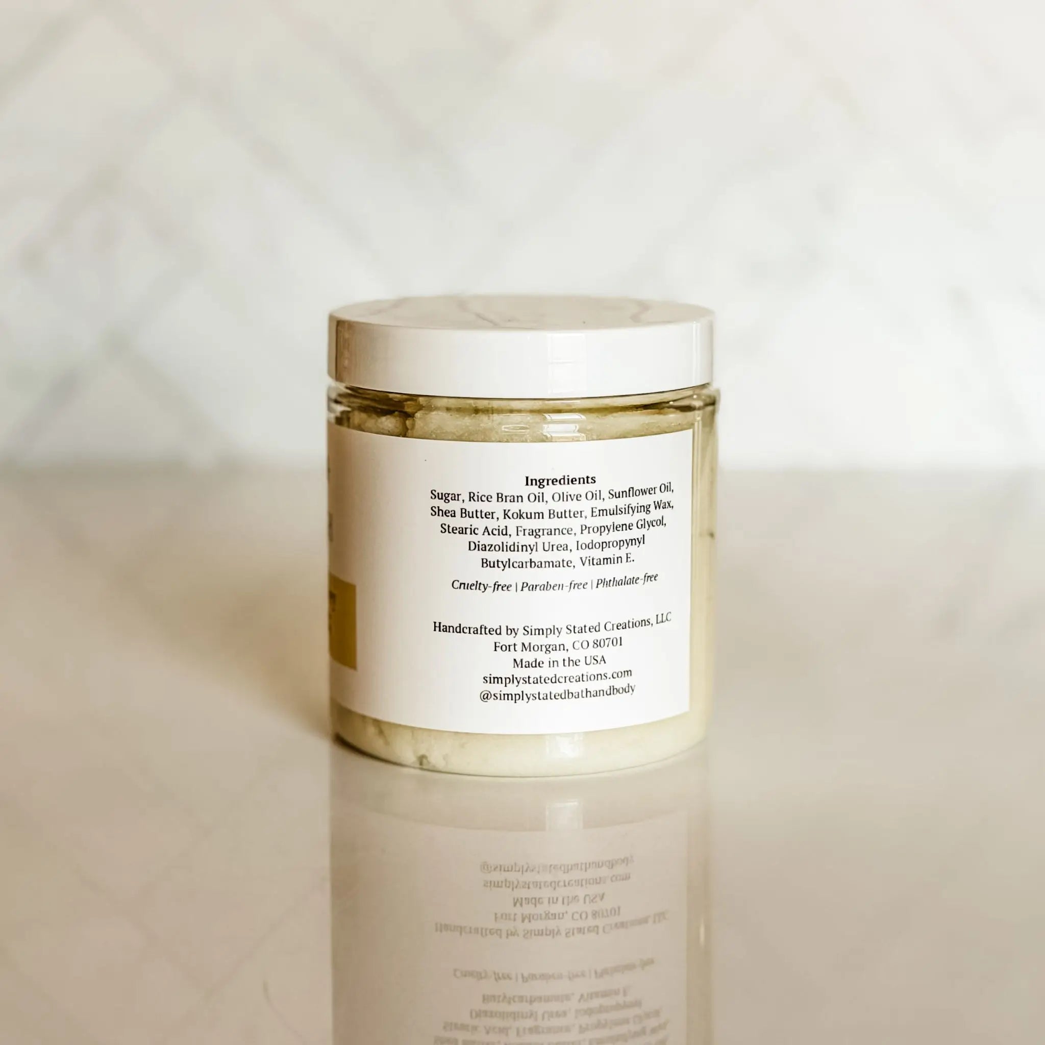 Simply Stated Creations Exfoliants Oatmeal Milk + Honey Body Polish
