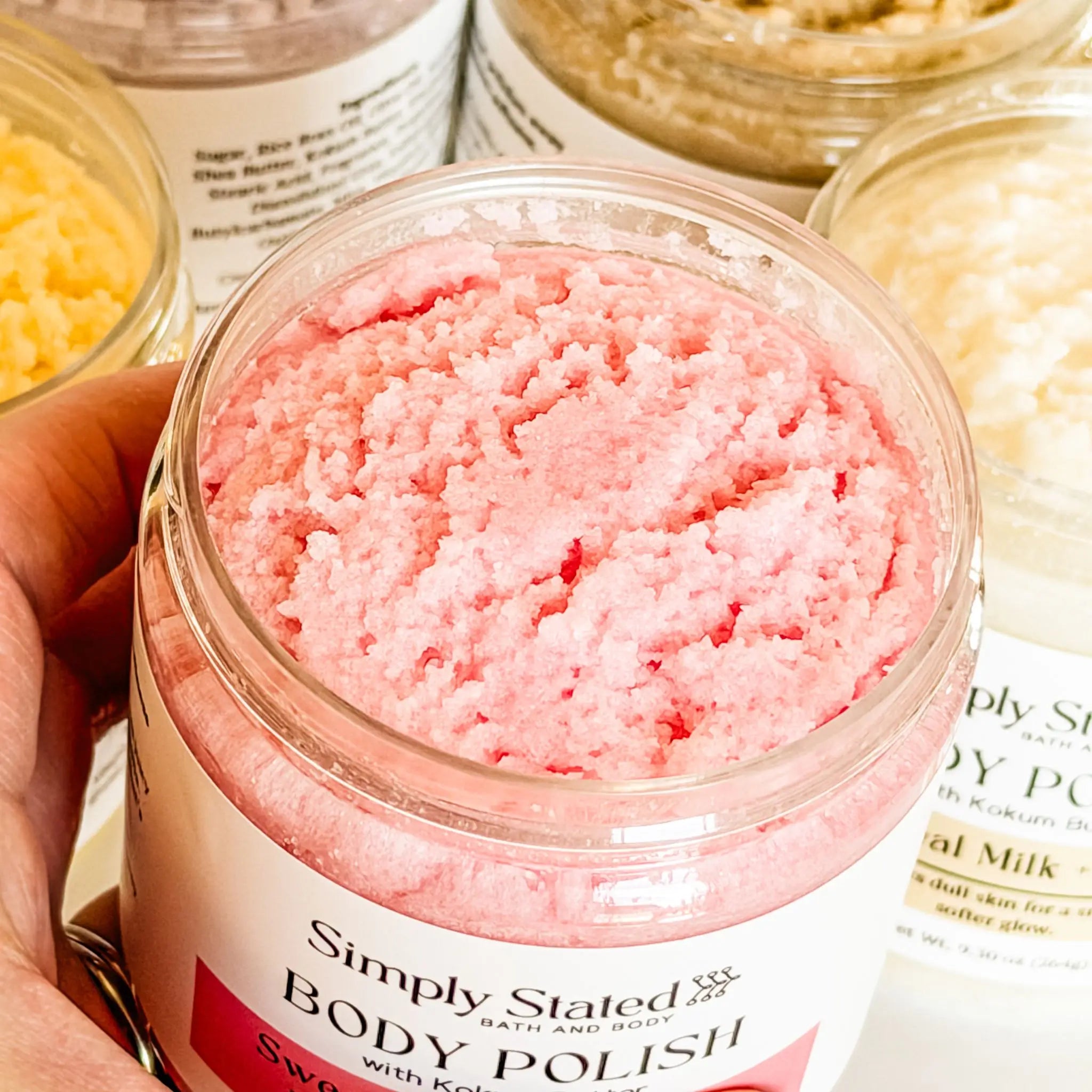 Simply Stated Creations Exfoliants Sweet Berry + Vanilla Body Polish