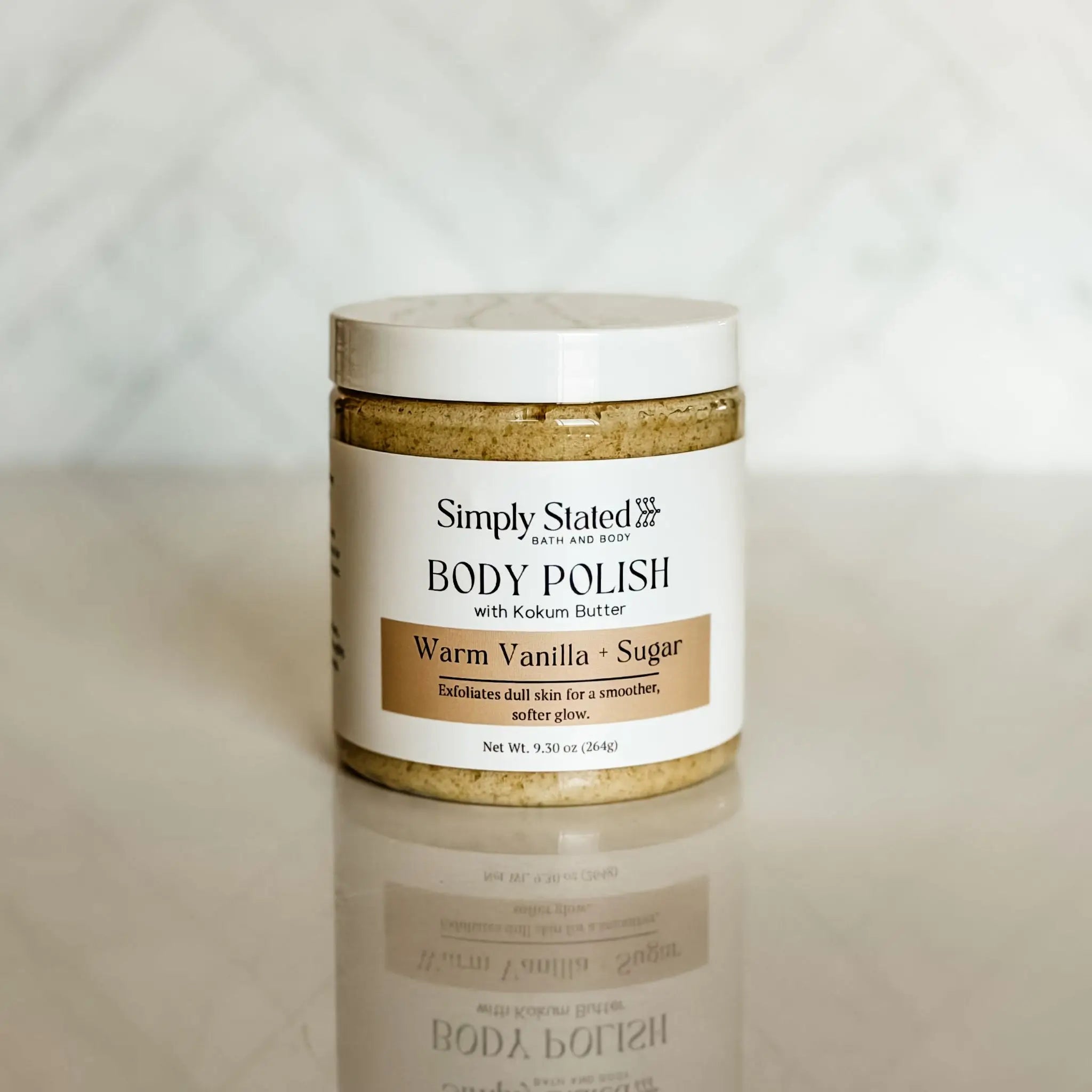 Simply Stated Creations Exfoliants Warm Vanilla + Sugar Body Polish