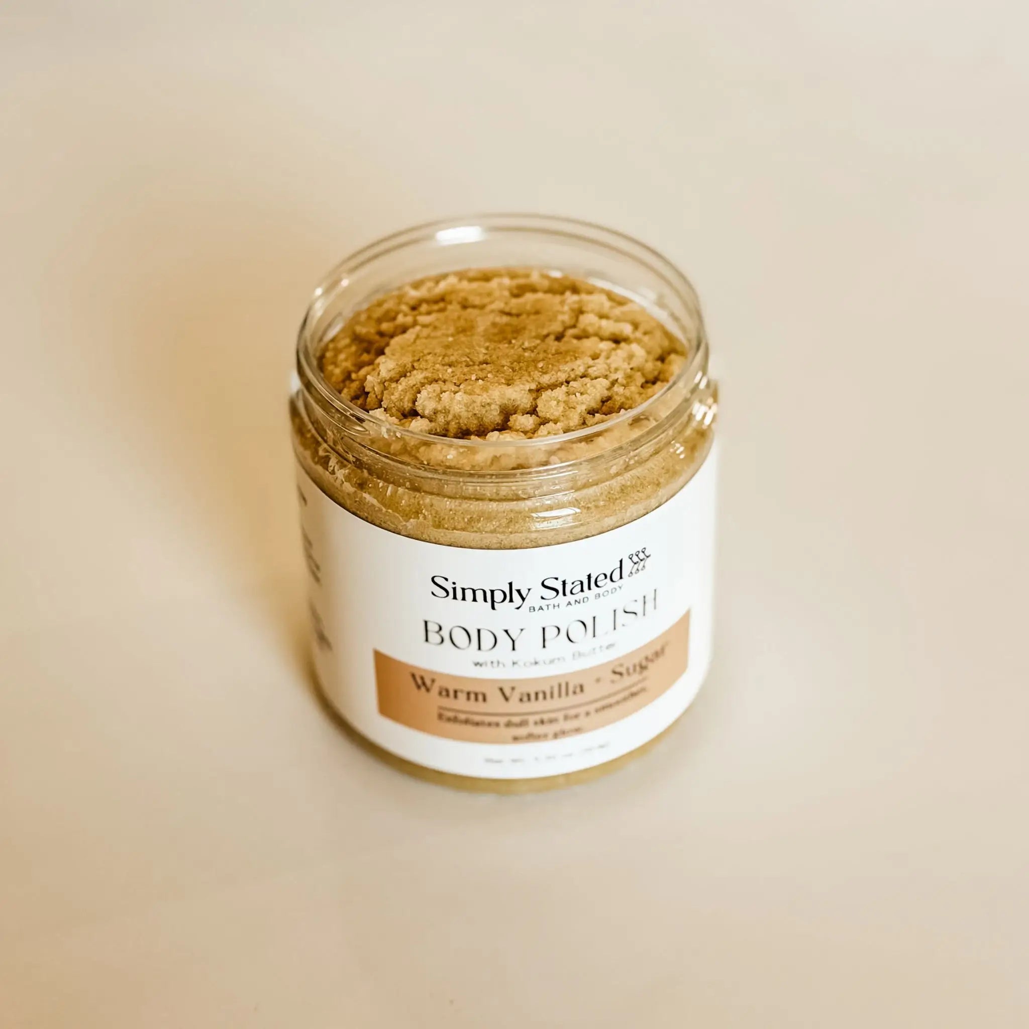 Simply Stated Creations Exfoliants Warm Vanilla + Sugar Body Polish