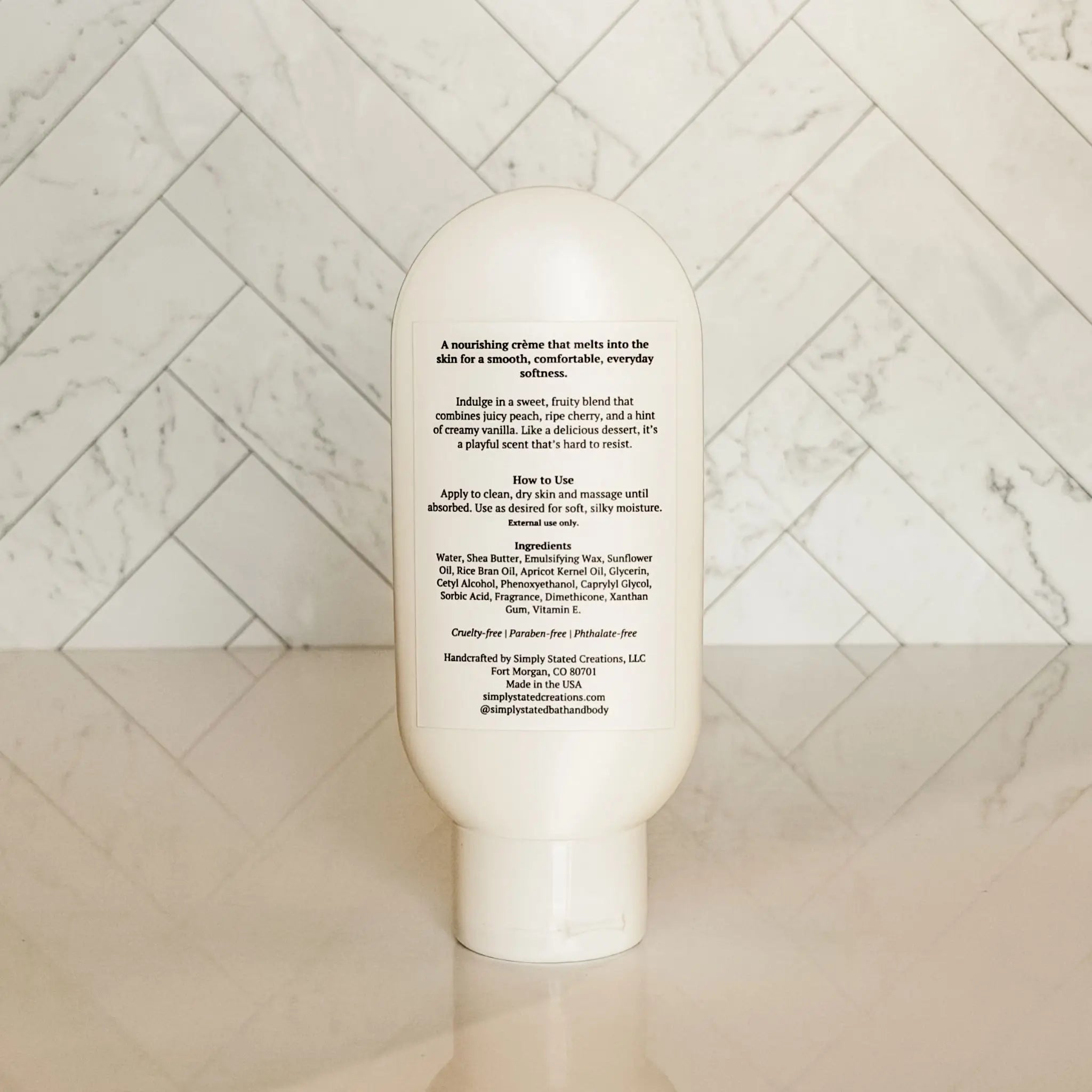 Simply Stated Creations Moisturizers Sweet Berry + Vanilla Body Creme