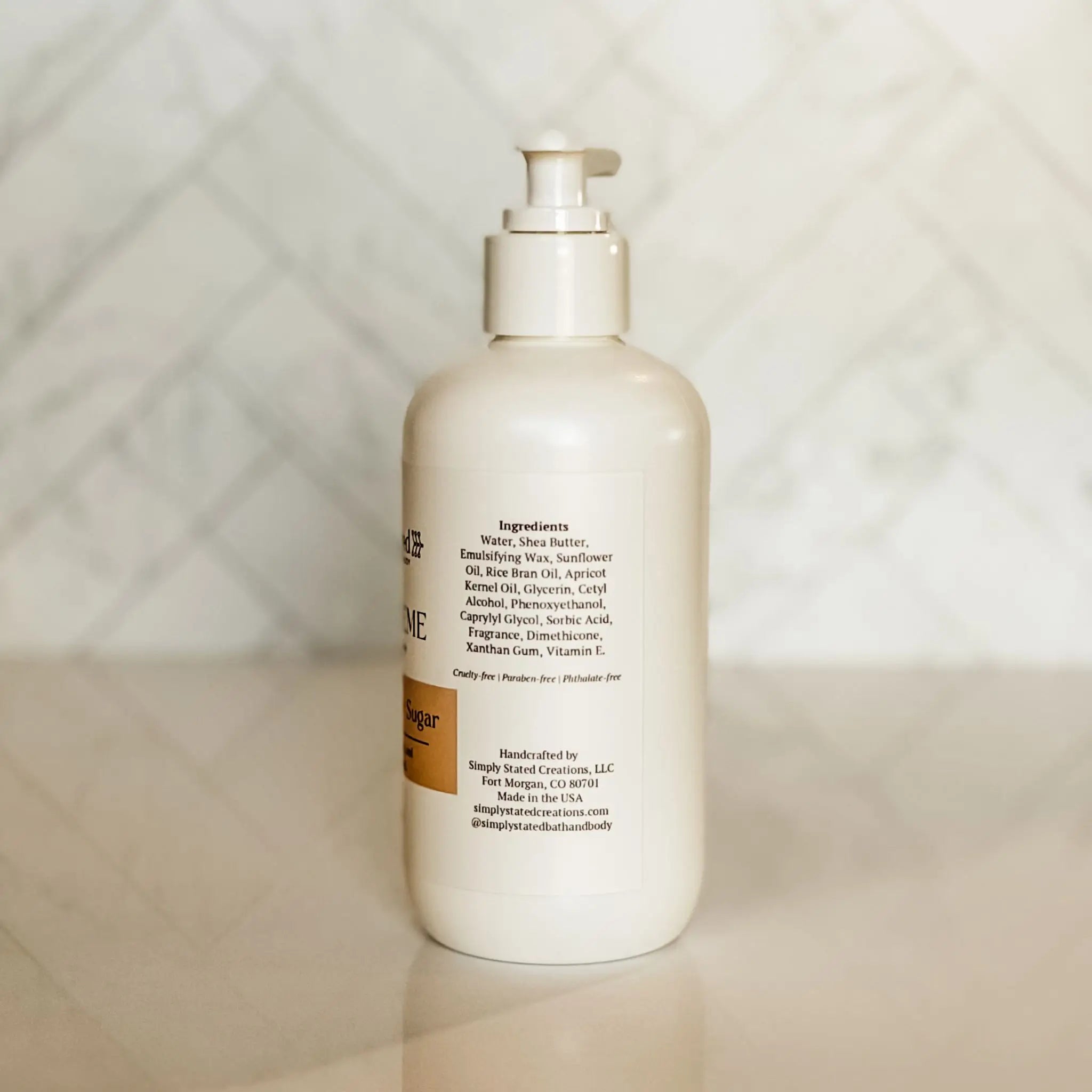 Simply Stated Creations Moisturizers Warm Vanilla + Sugar Body Creme