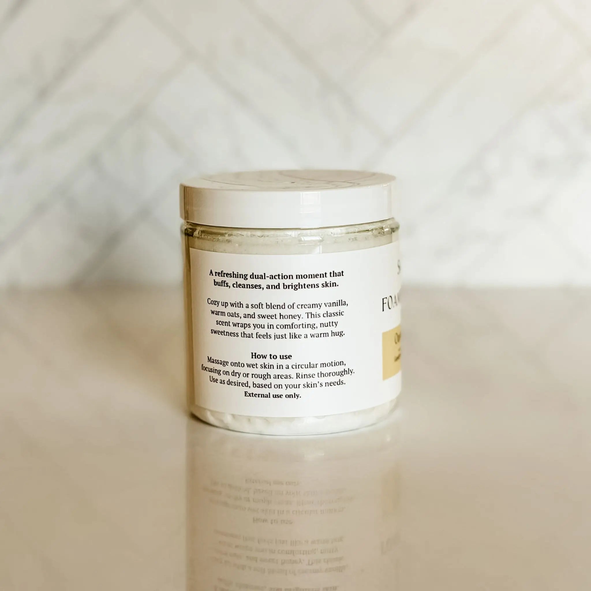 Simply Stated Creations Exfoliants Oatmeal Milk + Honey Foaming Body Polish