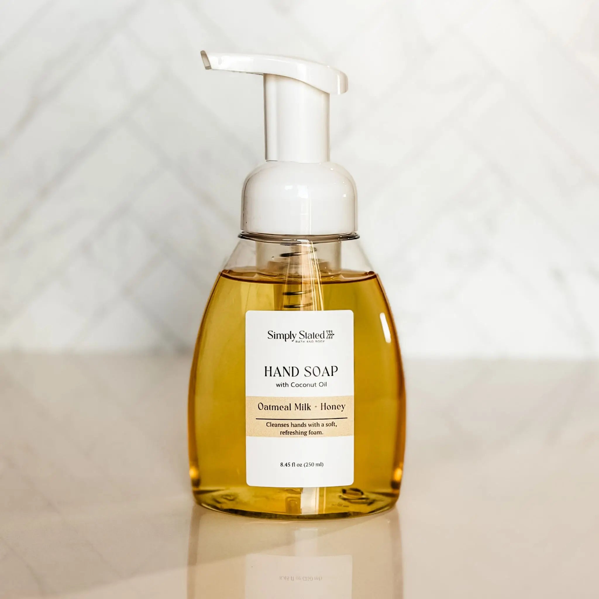 Simply Stated Creations Hand Soaps Oatmeal Milk + Honey Foaming Hand Soap