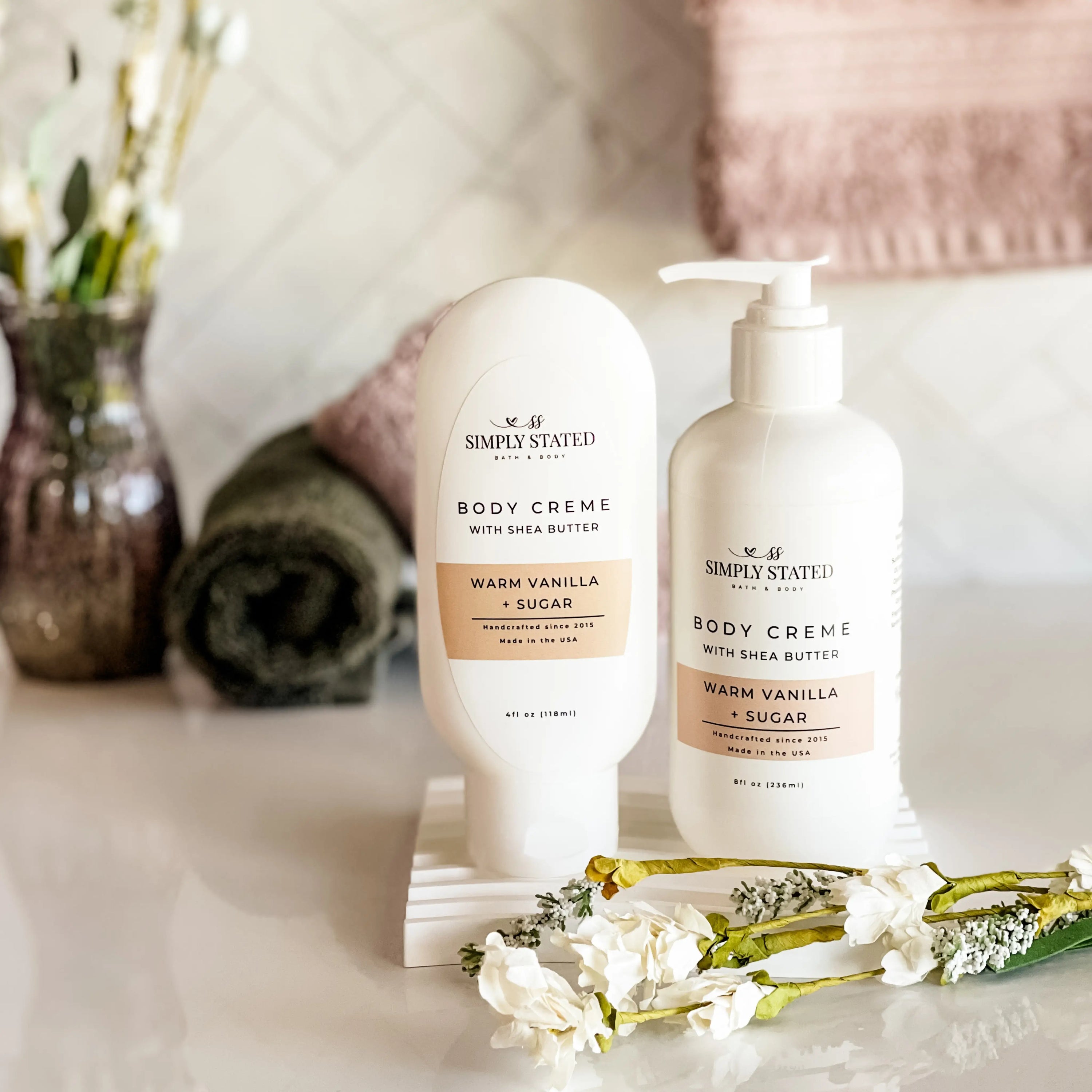 Simply Stated Creations Moisturizers Warm Vanilla + Sugar Body Creme