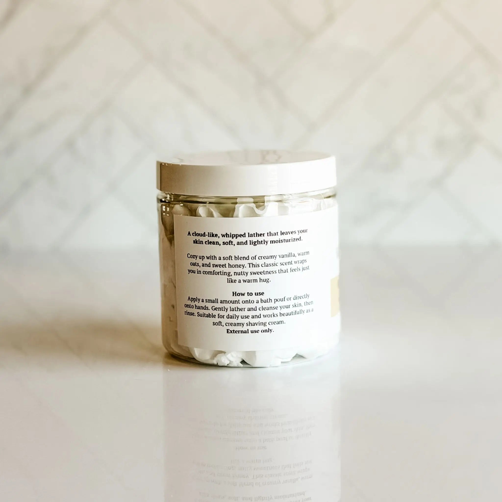 Simply Stated Creations Body Cleansers Oatmeal Milk + Honey Whipped Soap