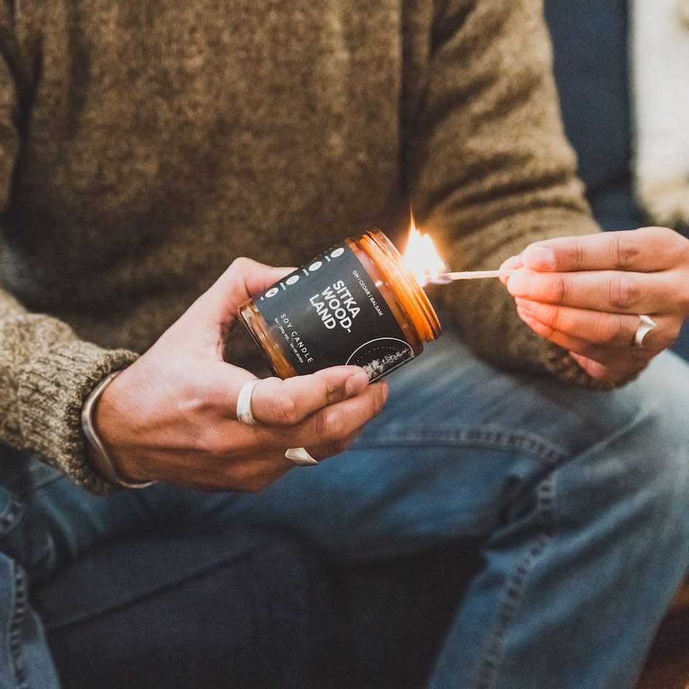 Sitka Woodland Soy Candle - My American Goods