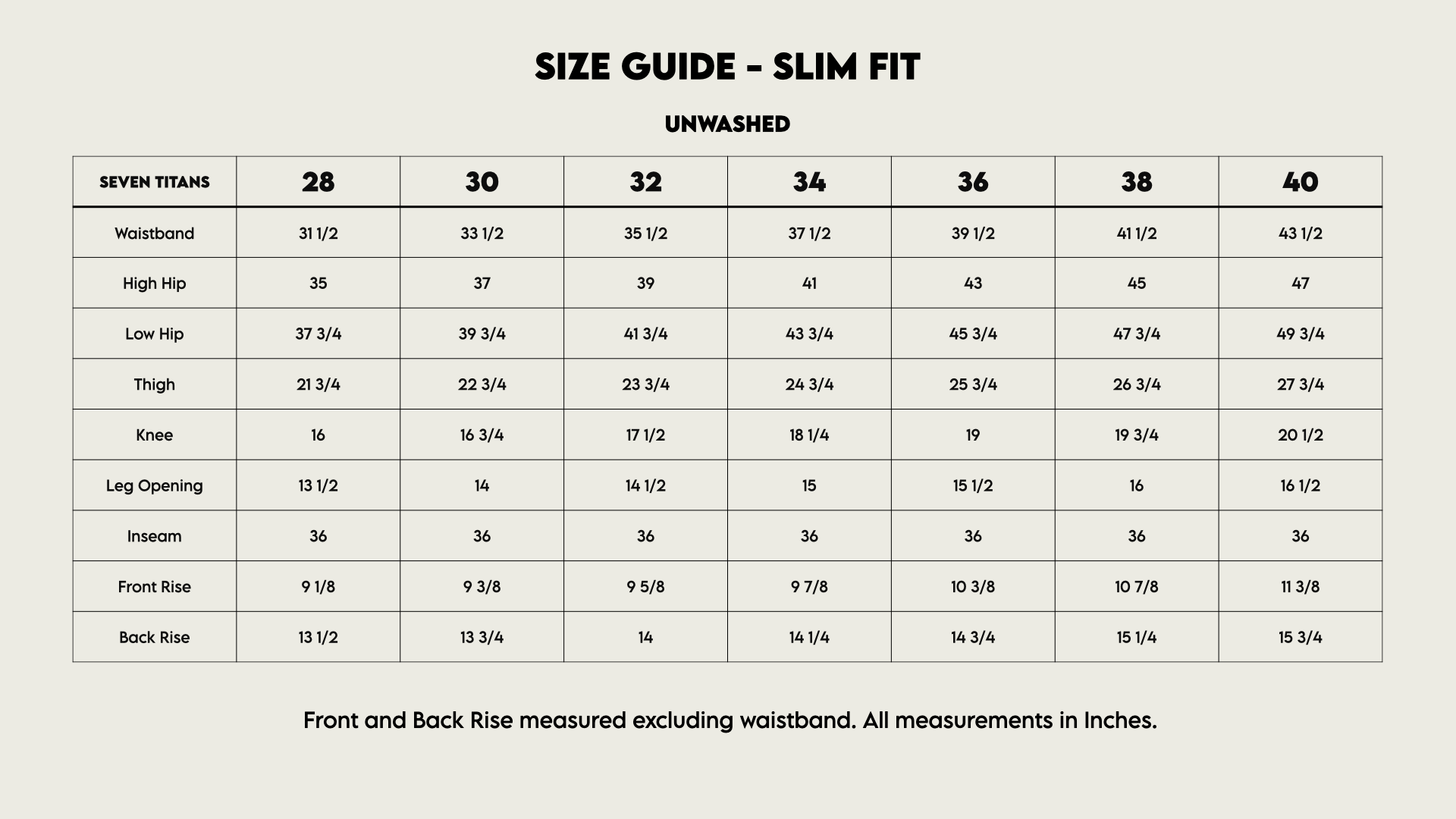 Seven Titans Slim Fit - Raw Selvedge, Proximity Manufacturing