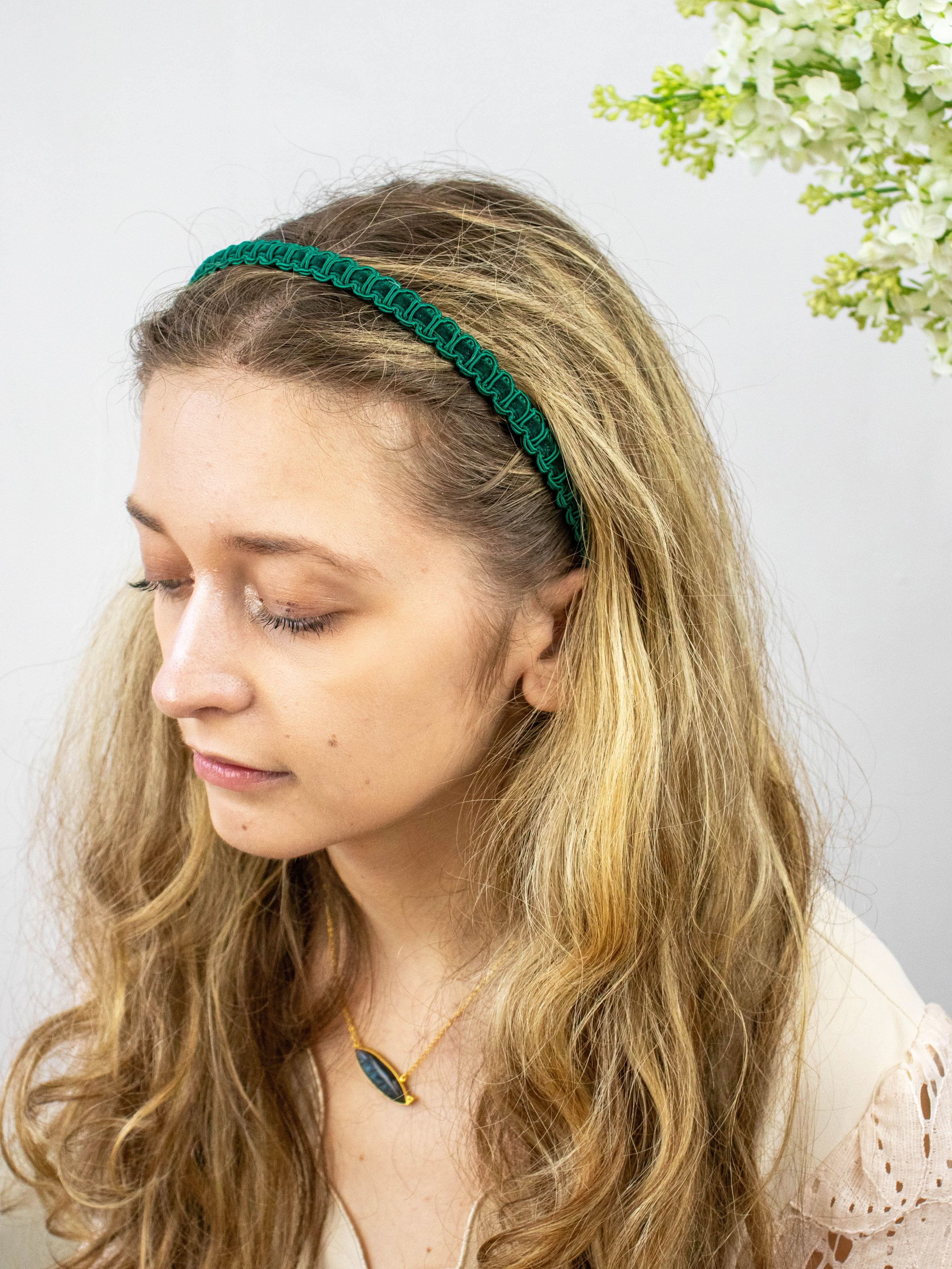 Winter Velvets Skinny Headbands - My American Goods