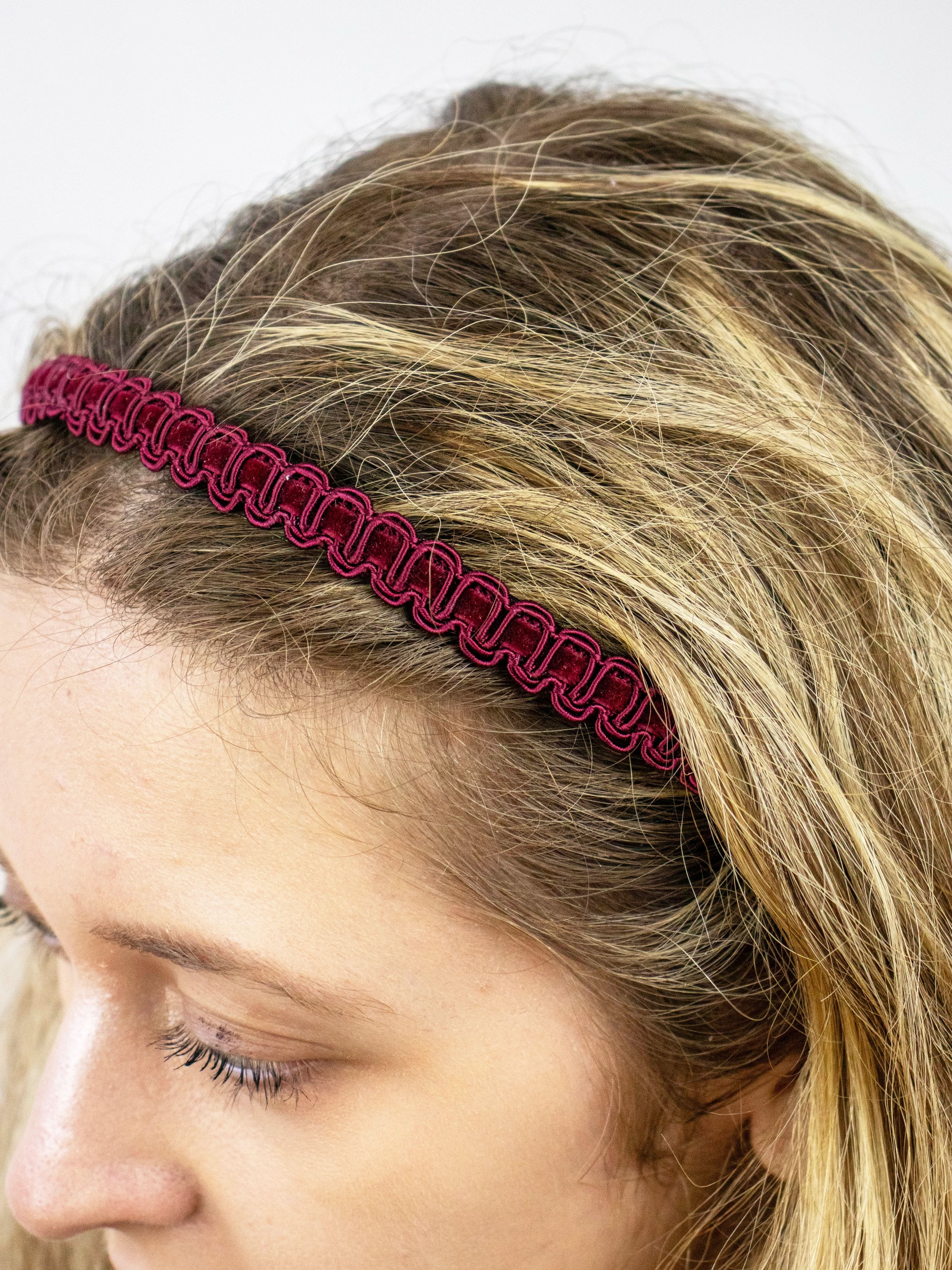 Winter Velvets Skinny Headbands - My American Goods