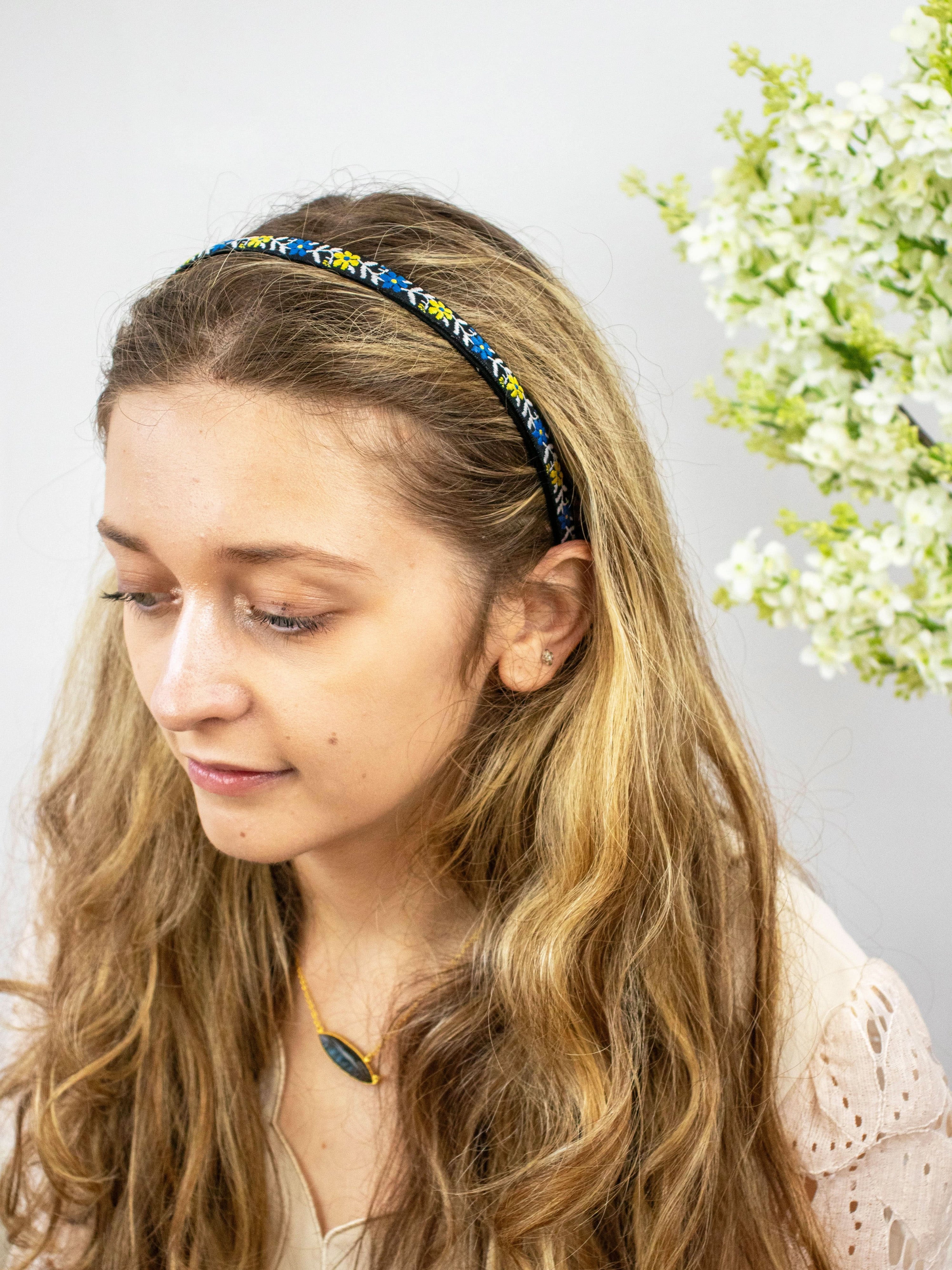 Ash & Rose Headbands Heidi Power Skinny Headband