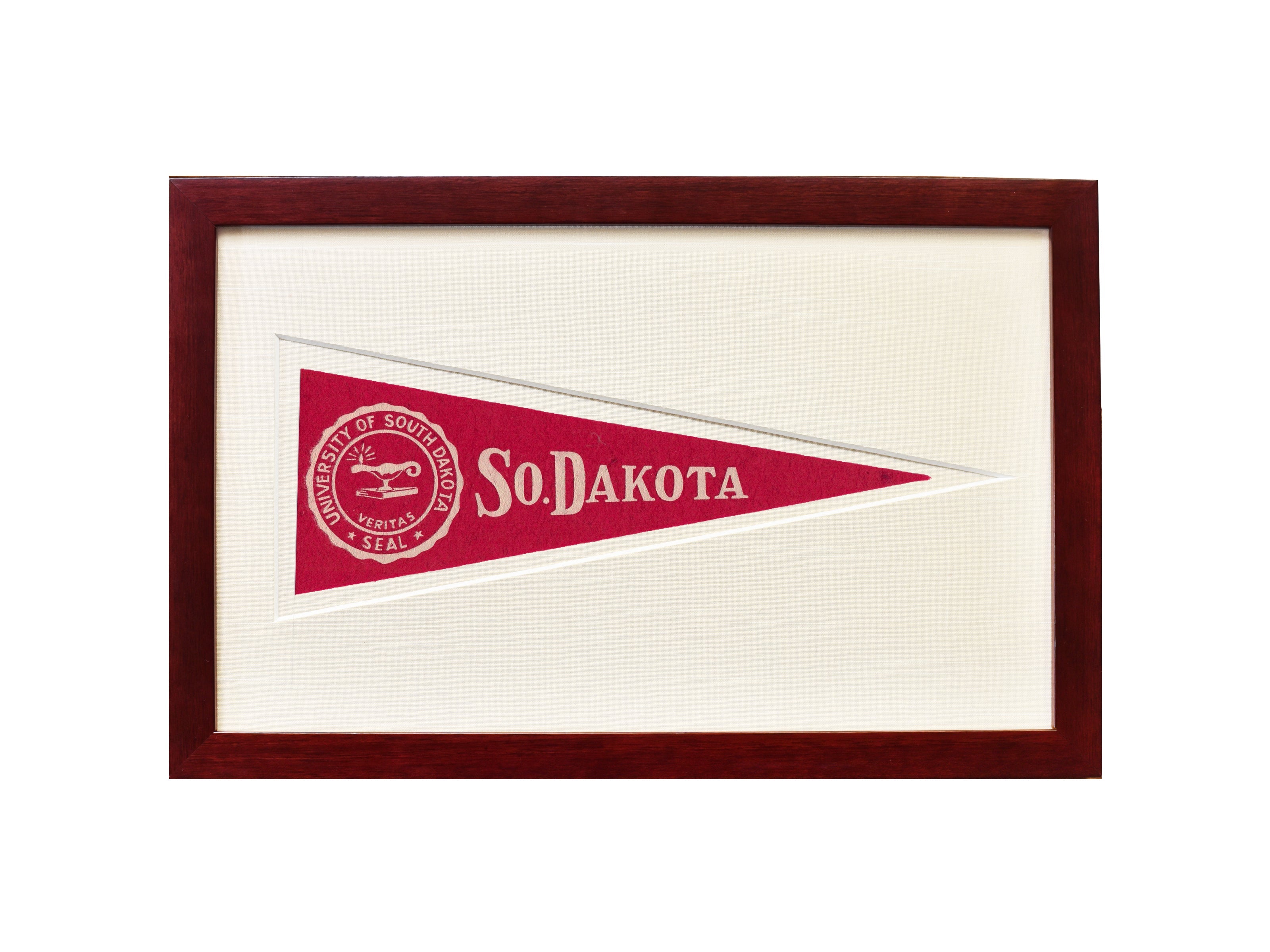 Vintage University of South Dakota Hormel Pennant