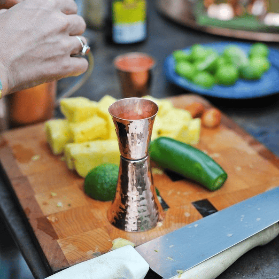 Sertodo Barware & Bar Tools Double-Sided Copper Jigger