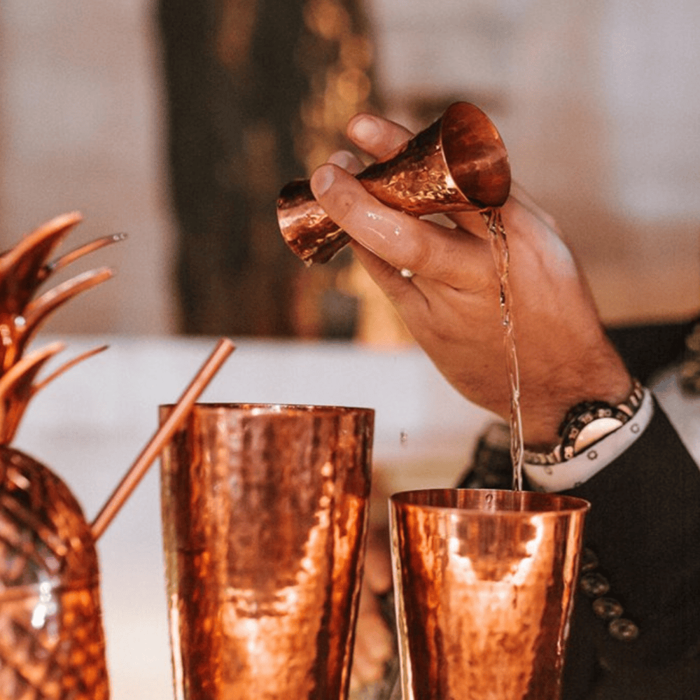 Sertodo Barware & Bar Tools Double-Sided Copper Jigger