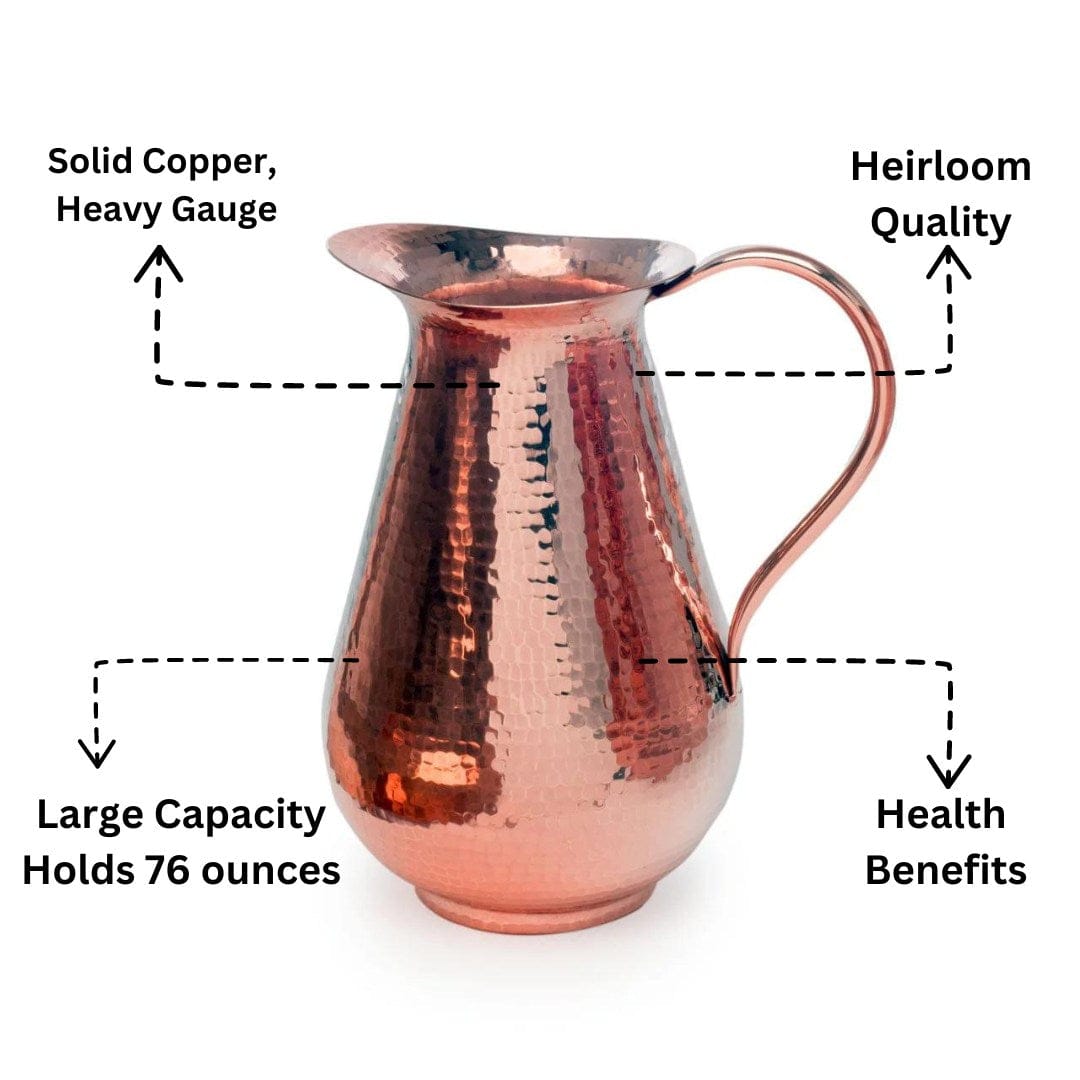 Sertodo Pitchers Bisotun Copper Water Pitcher