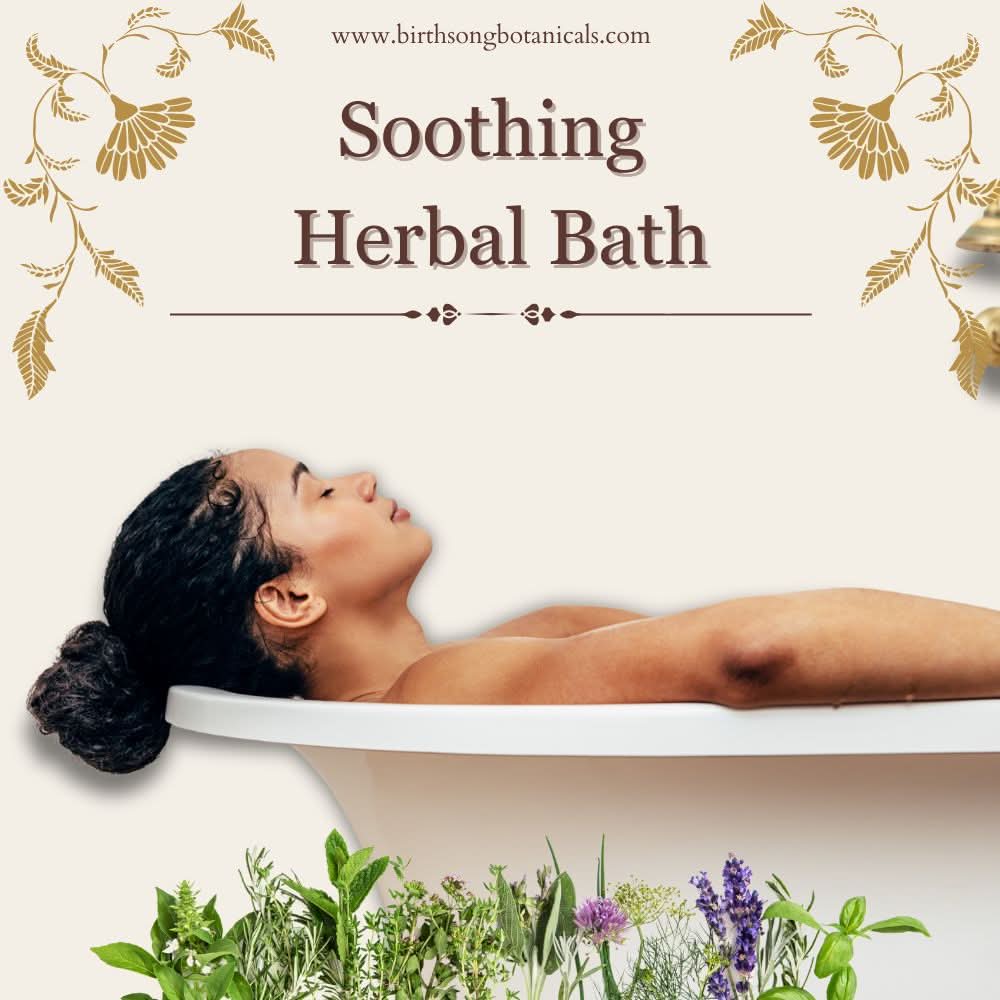 Birth Song Botanicals Co. Herb Bath Herbal Bath Soak – Relaxing Botanical Blend