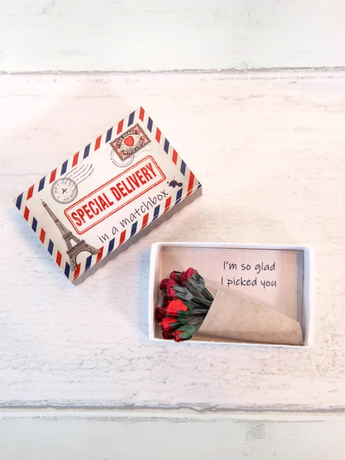 Matchbox Tiny Rose Bouquet - My American Goods
