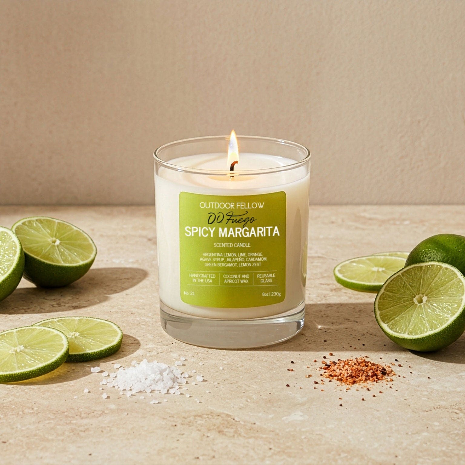 Outdoor Fellow Candles Outdoor Fellow x DD Fuego Spicy Margarita Scented Candle