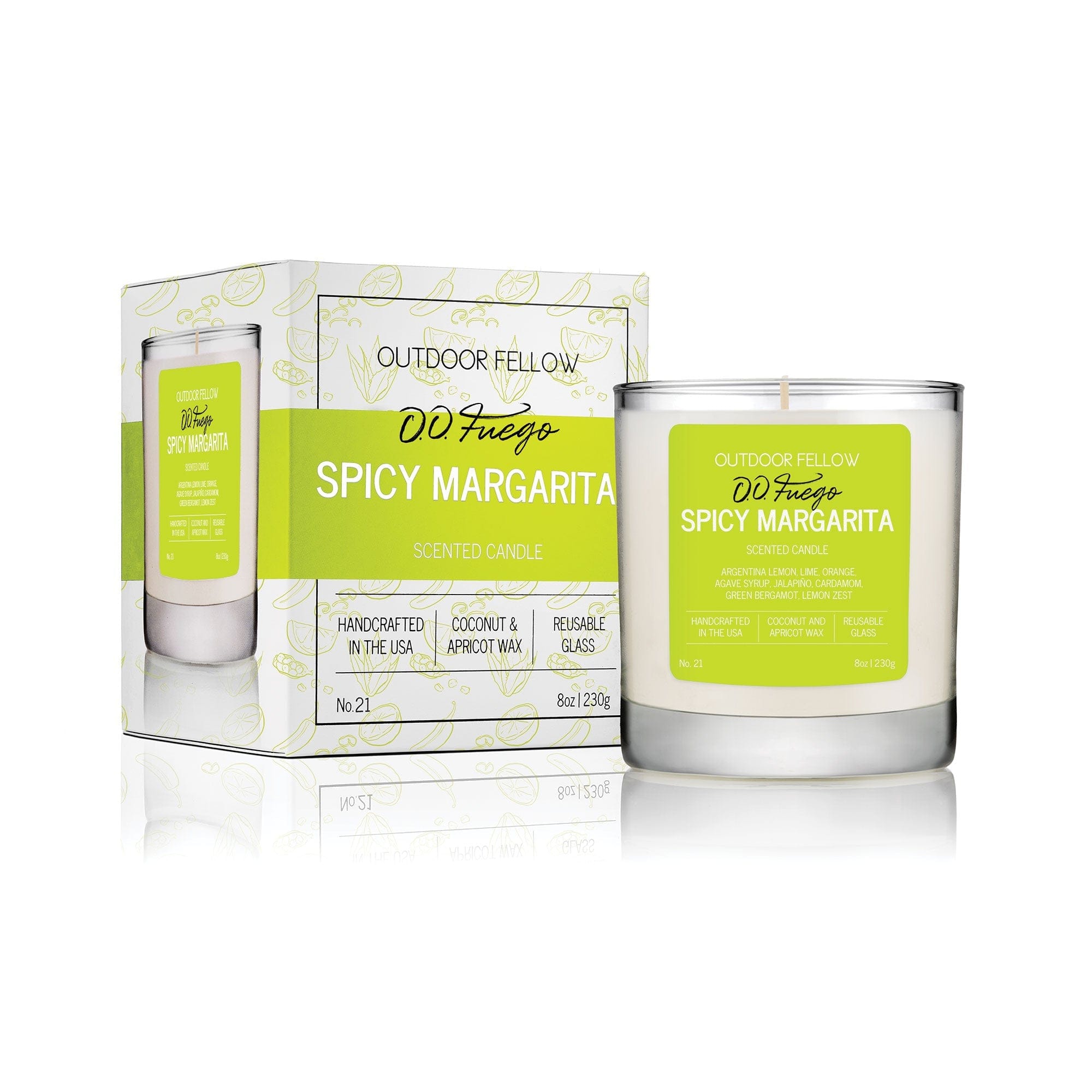 Outdoor Fellow Candles Outdoor Fellow x DD Fuego Spicy Margarita Scented Candle
