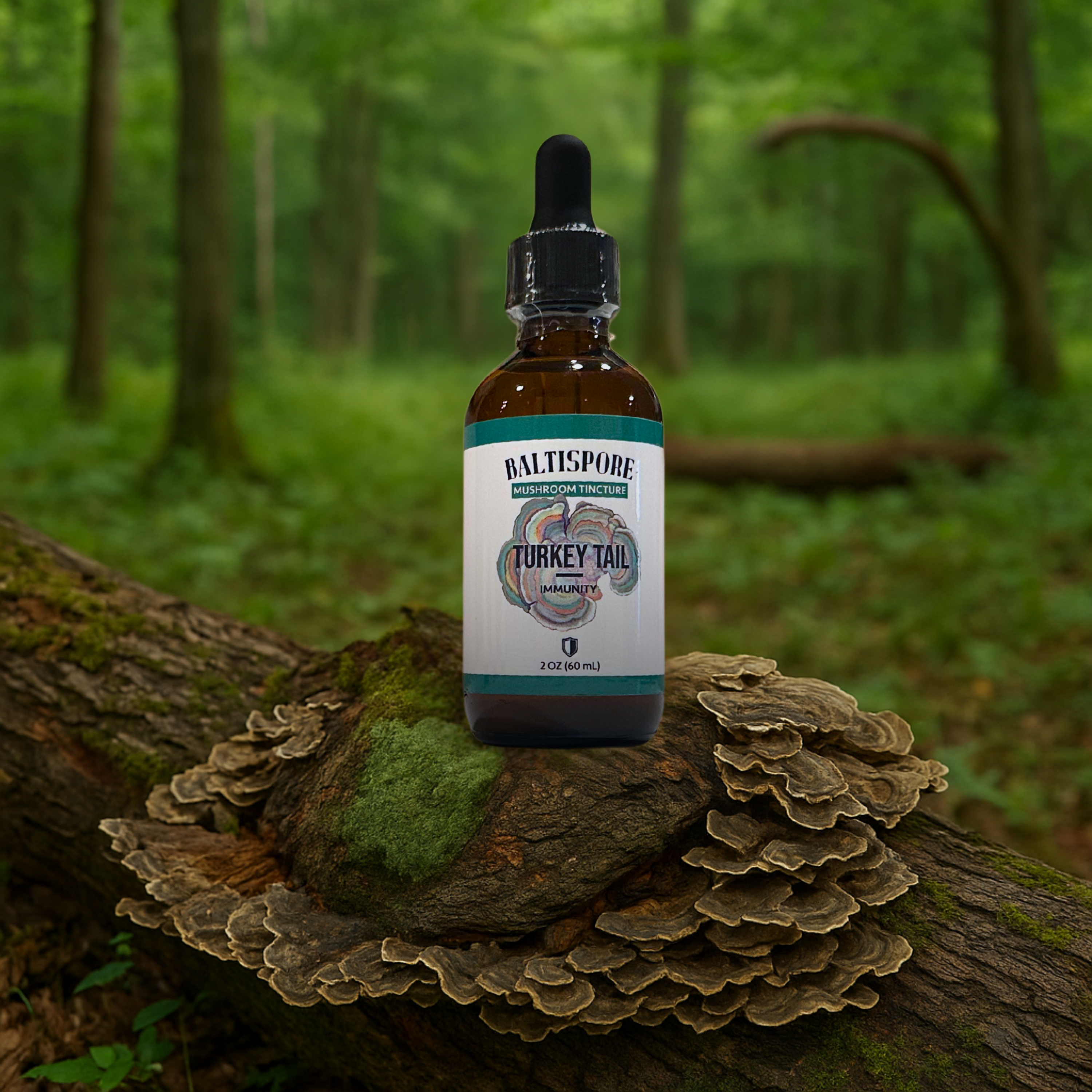 Turkey Tail Mushroom Tincture - My American Goods
