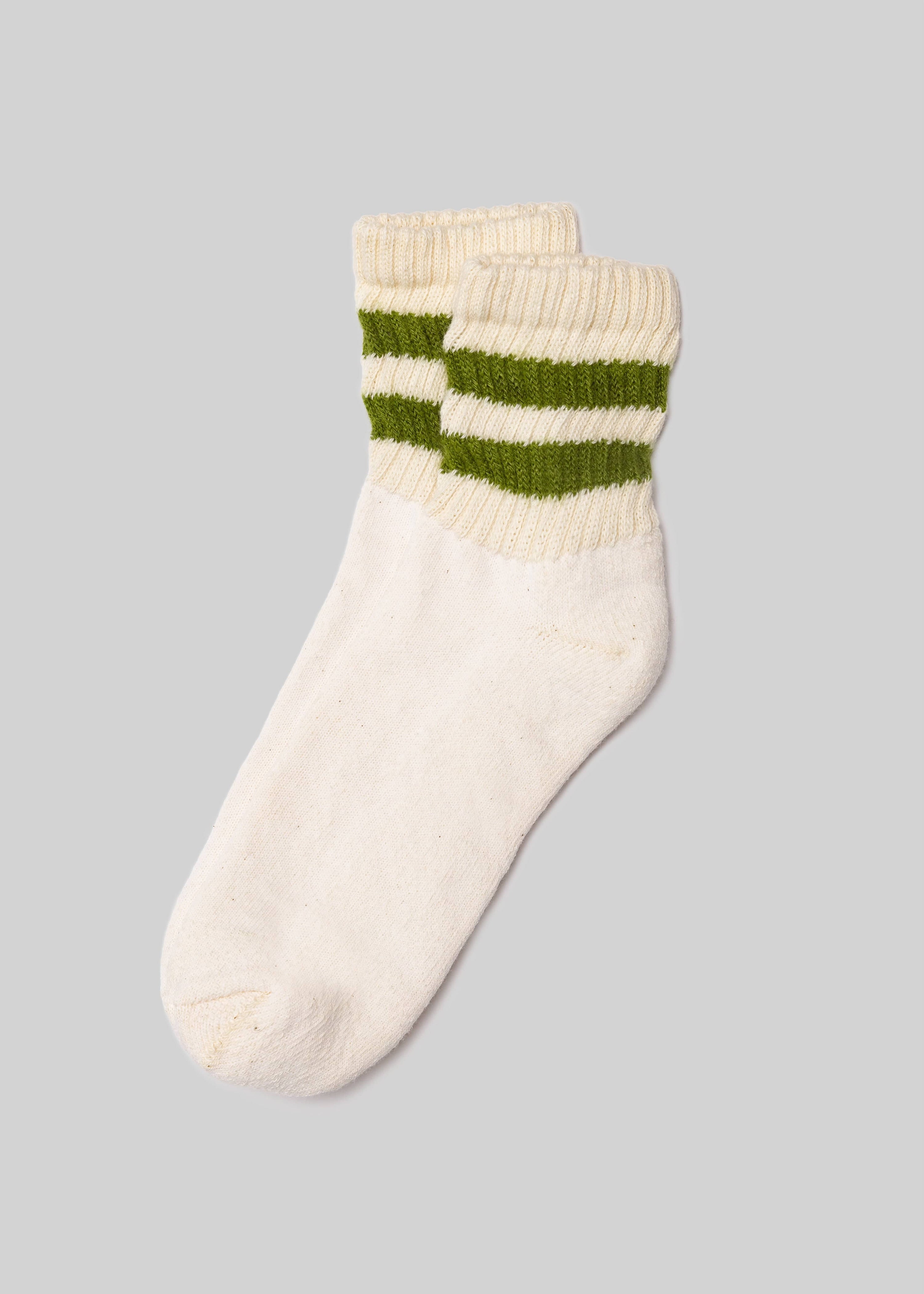 American Trench Socks chive / One Size The Mono Stripe Quarter Crew