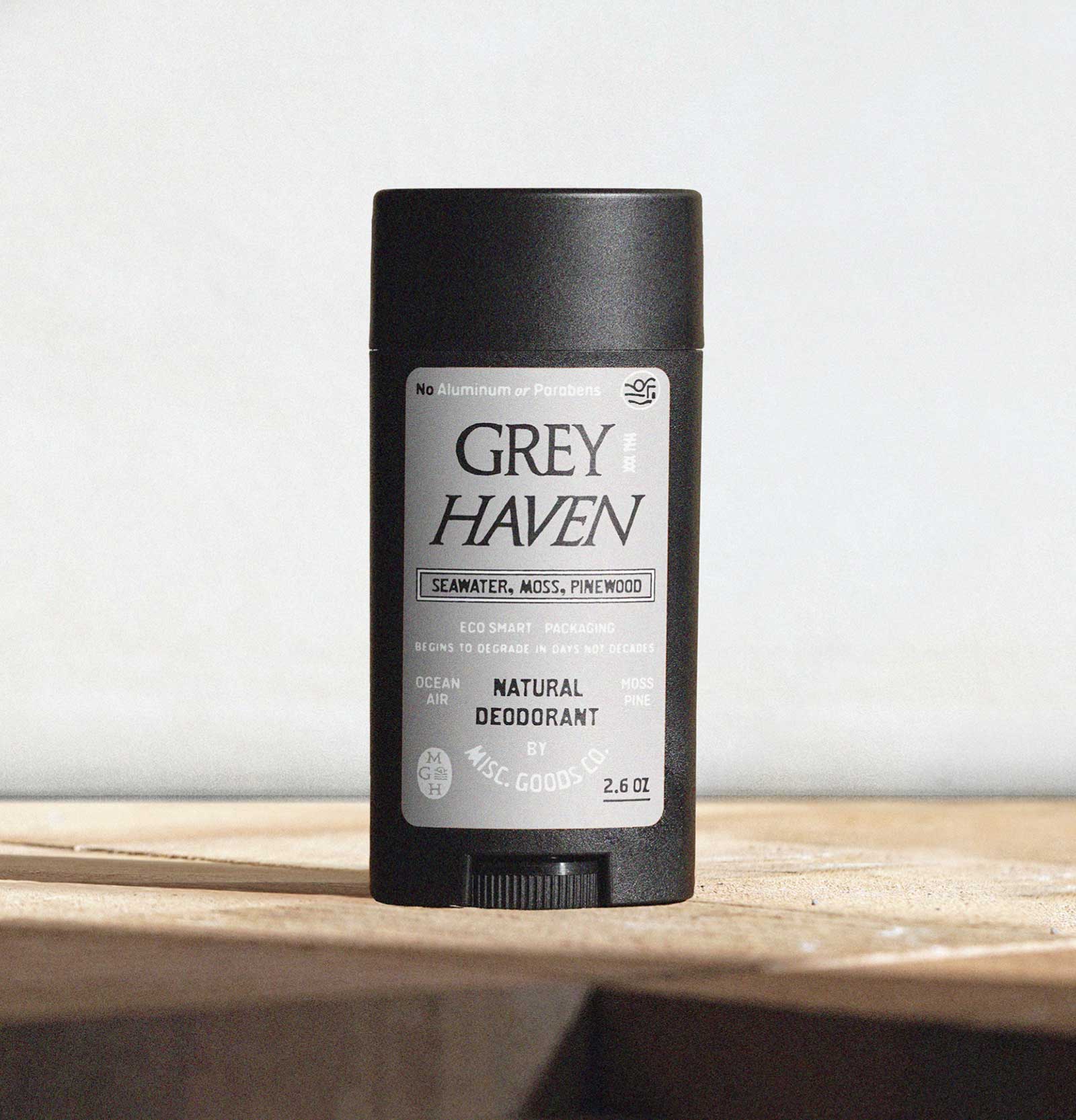 Misc. Goods Co. "Greyhaven" Natural Deodorant