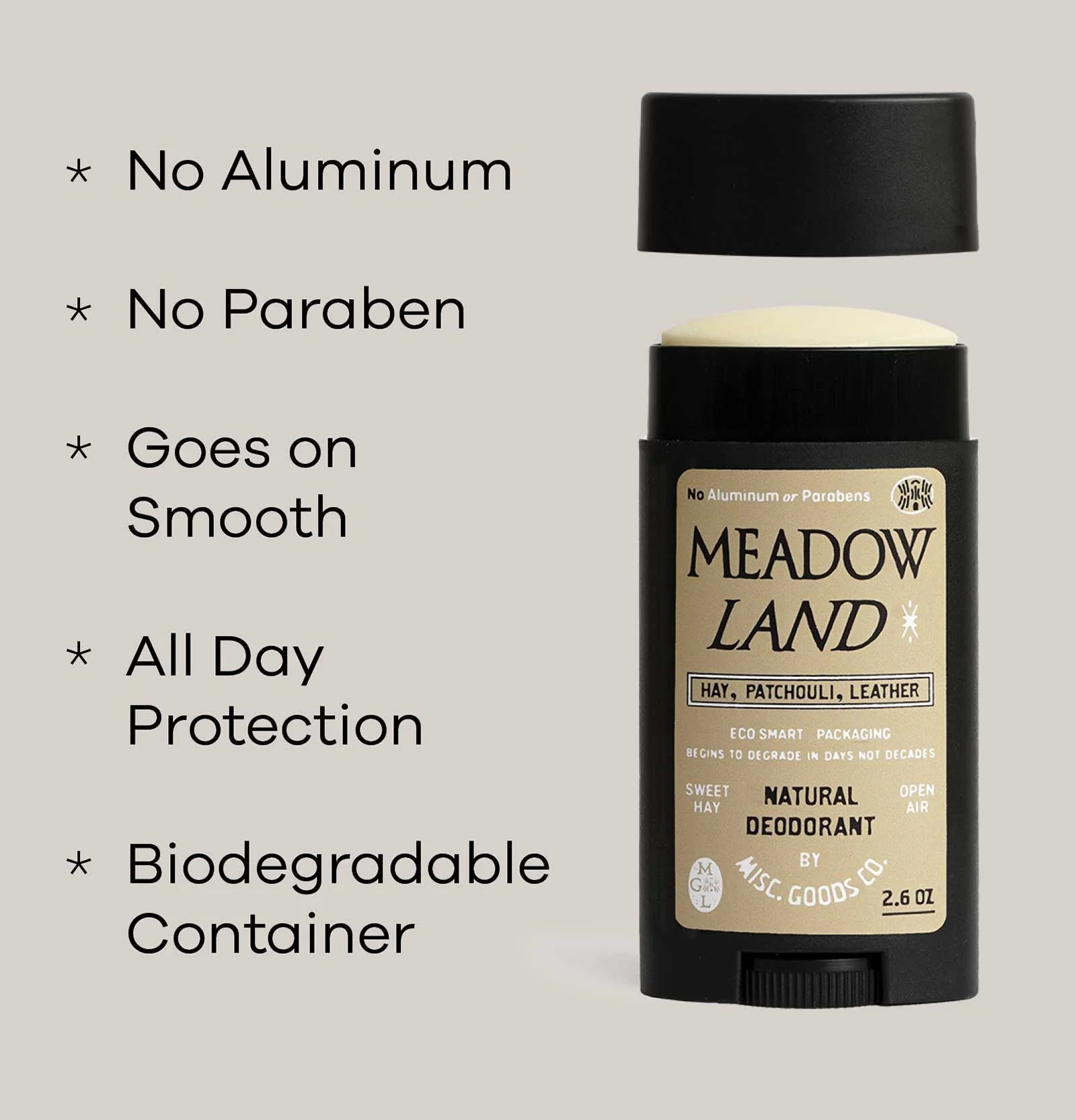"Meadowland" Natural Deodorant
