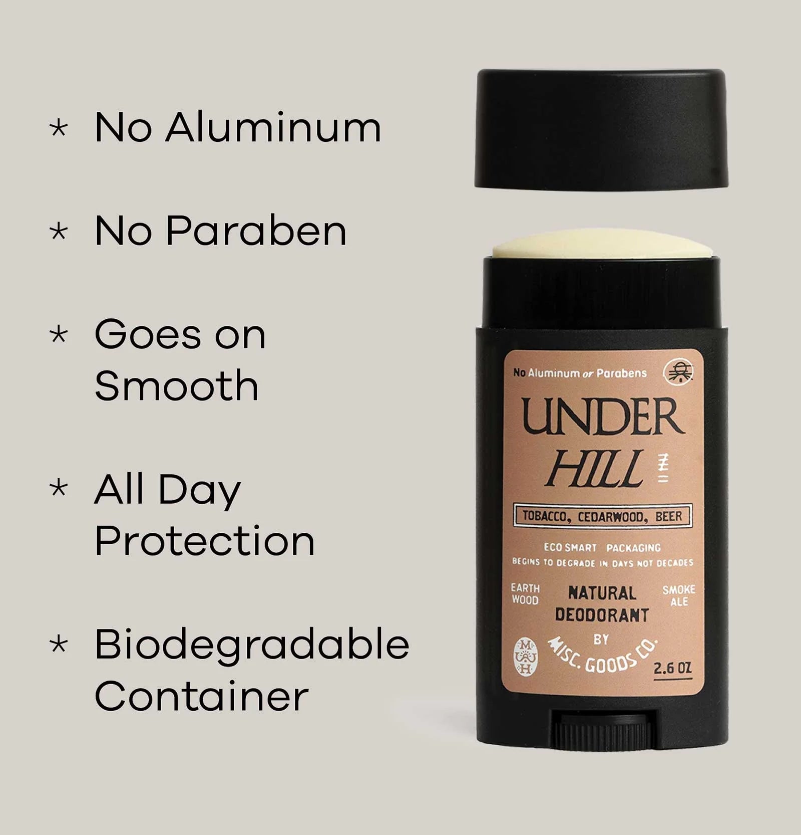 "Underhill" Natural Deodorant