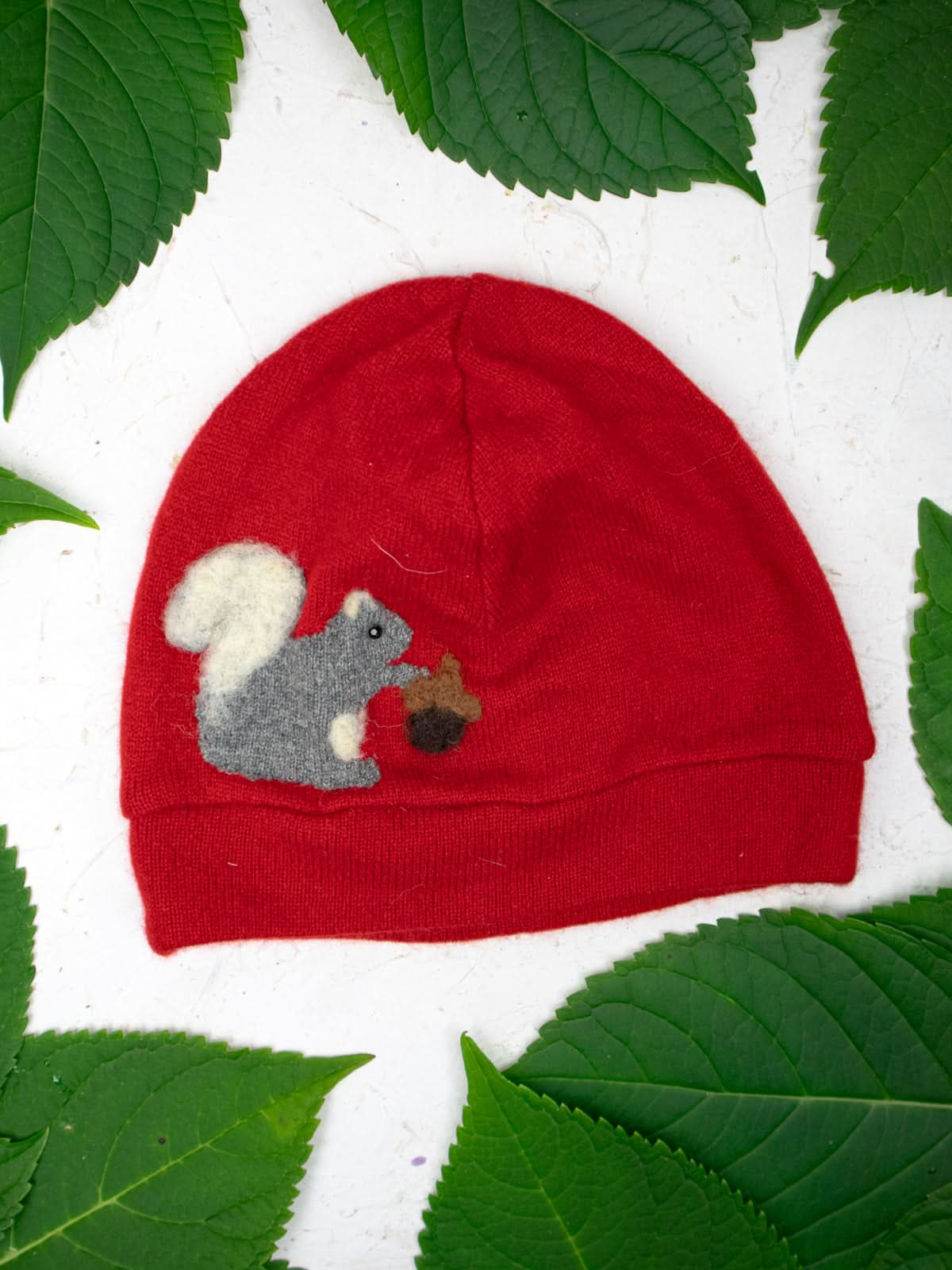 Squirrel Cashmere Hat - Adult - My American Goods