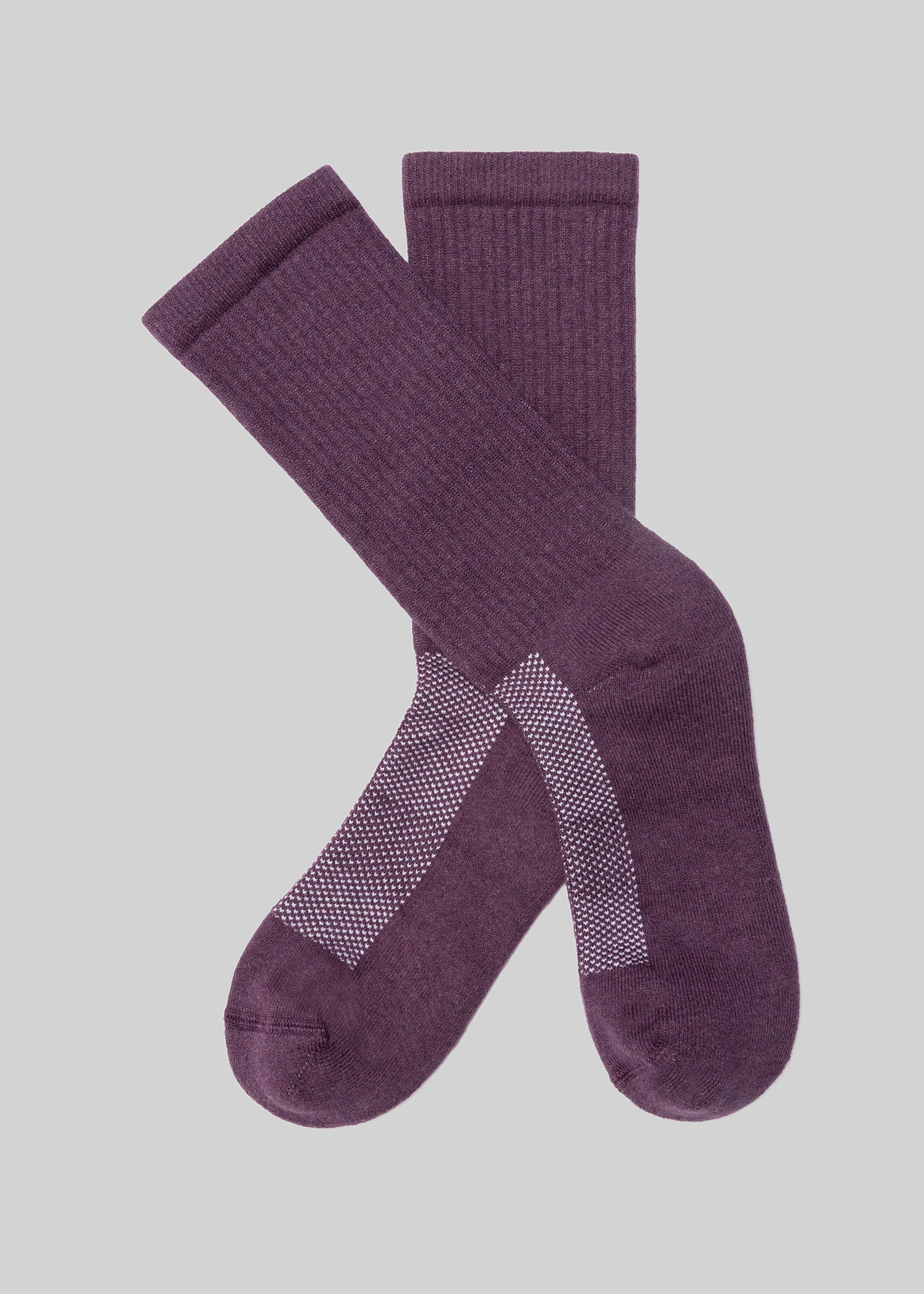 American Trench Socks plum / m The Statement Crew