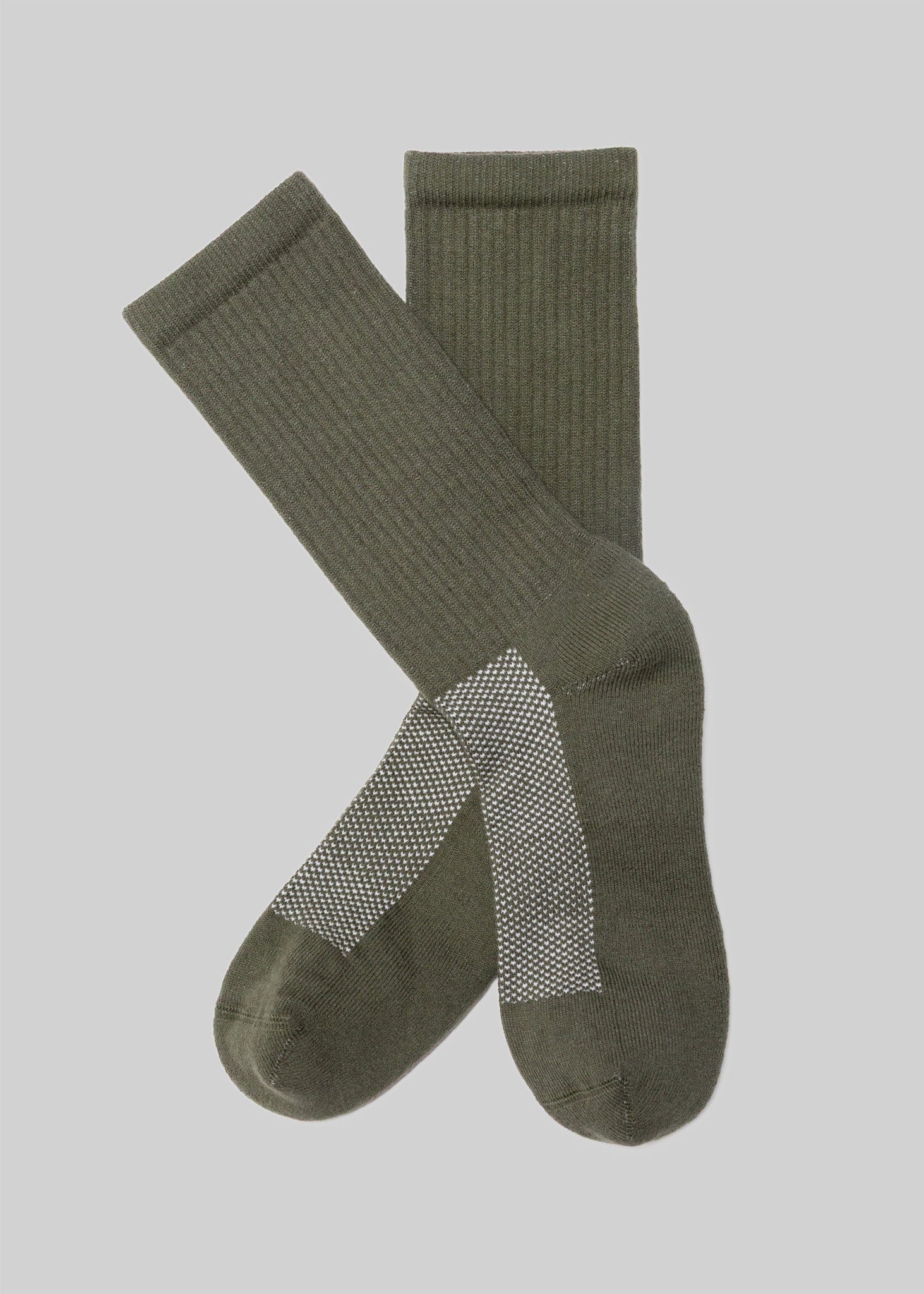 American Trench Socks olive / One Size The Statement Crew in Cashmere