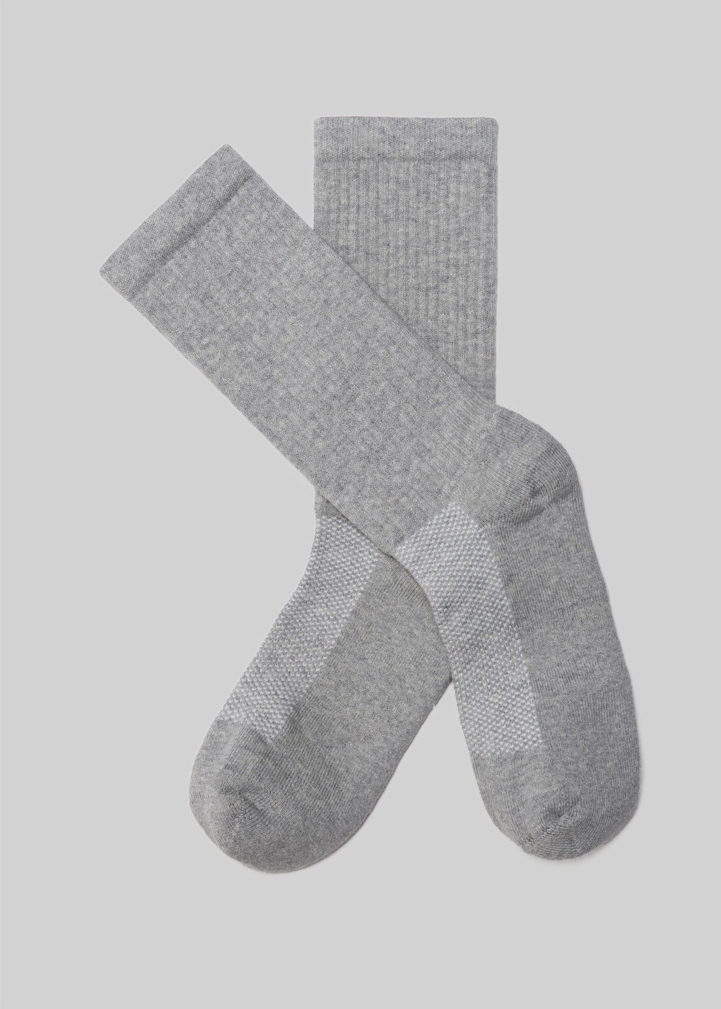American Trench Socks grey / One Size The Statement Crew in Cashmere