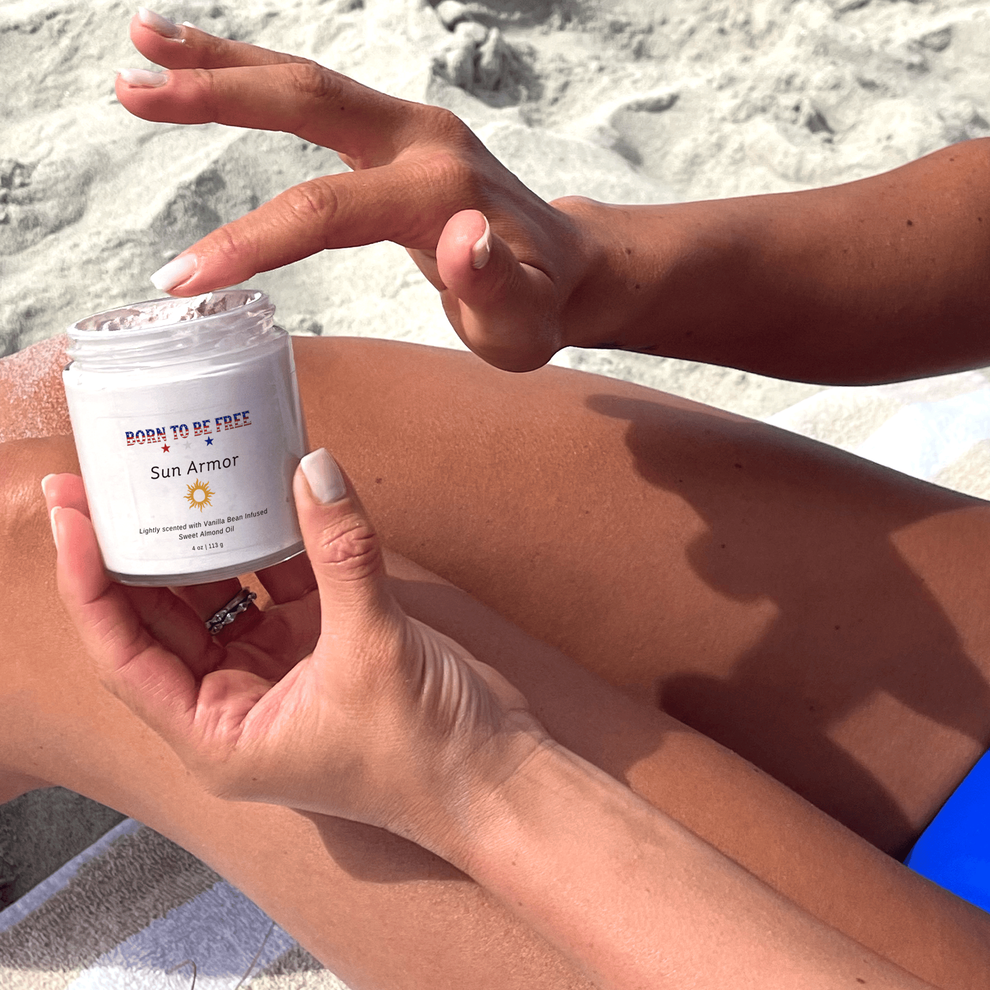 Born To Be Free sunscreen Sun Armor Lotion