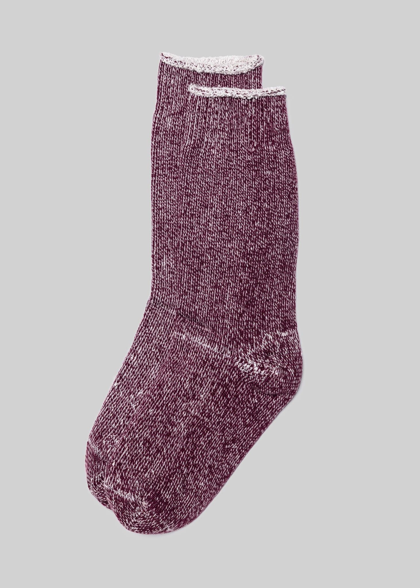 American Trench Socks Maroon / One Size Women&