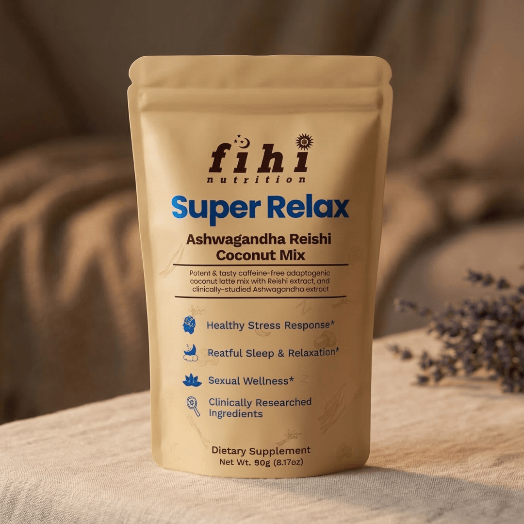Fihi Nutrition Super Relax - Ashwagandha Reishi Coconut Latte