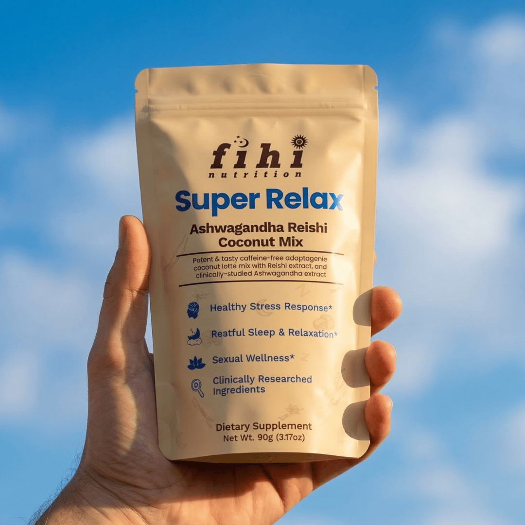 Fihi Nutrition Super Relax - Ashwagandha Reishi Coconut Latte