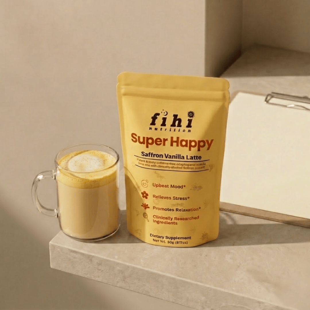 Fihi Nutrition Super Happy - Saffron Vanilla Latte