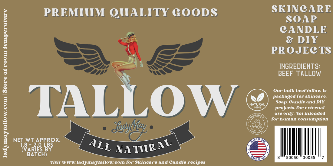 Unscented Beef Tallow - 2 Pounds | 100% Natural & Pure - My American Goods