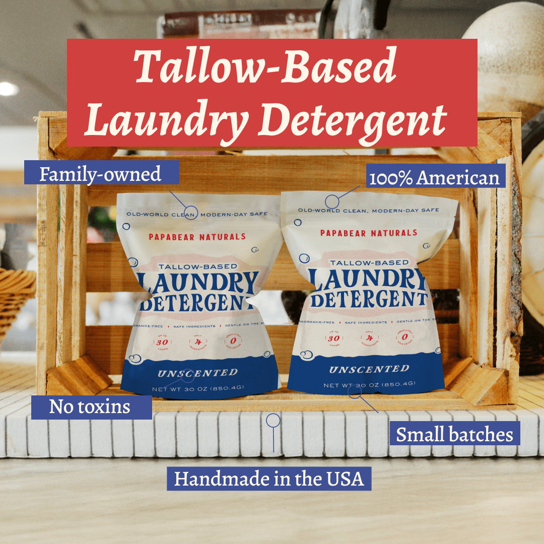 PapaBear Naturals Laundry Detergent - 30 oz