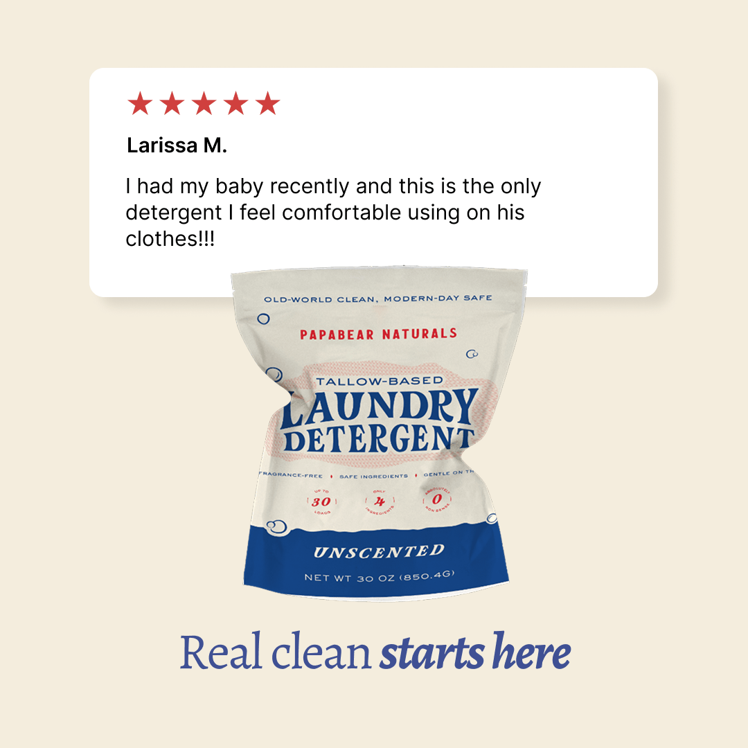 PapaBear Naturals Laundry Detergent - 30 oz