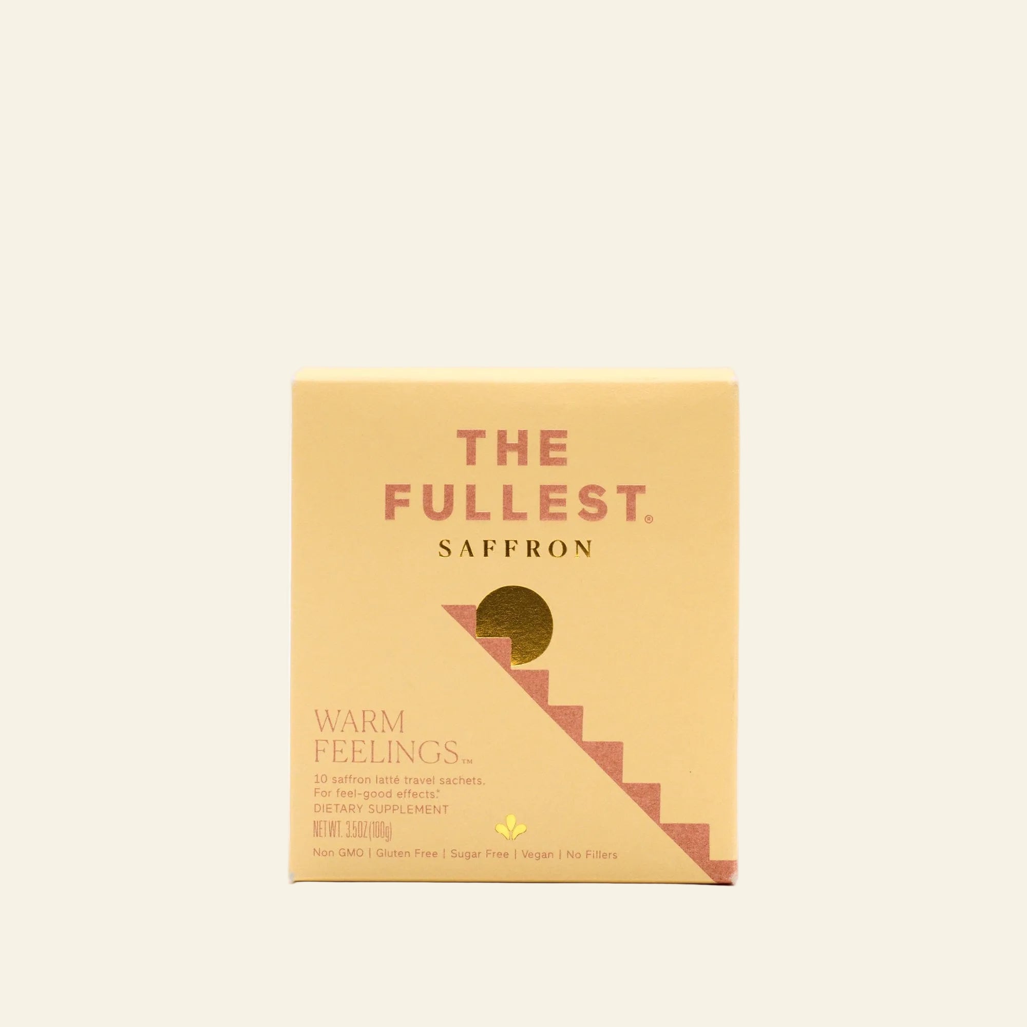 The Fullest Saffron Latte 10 Single-Serving Sachets
