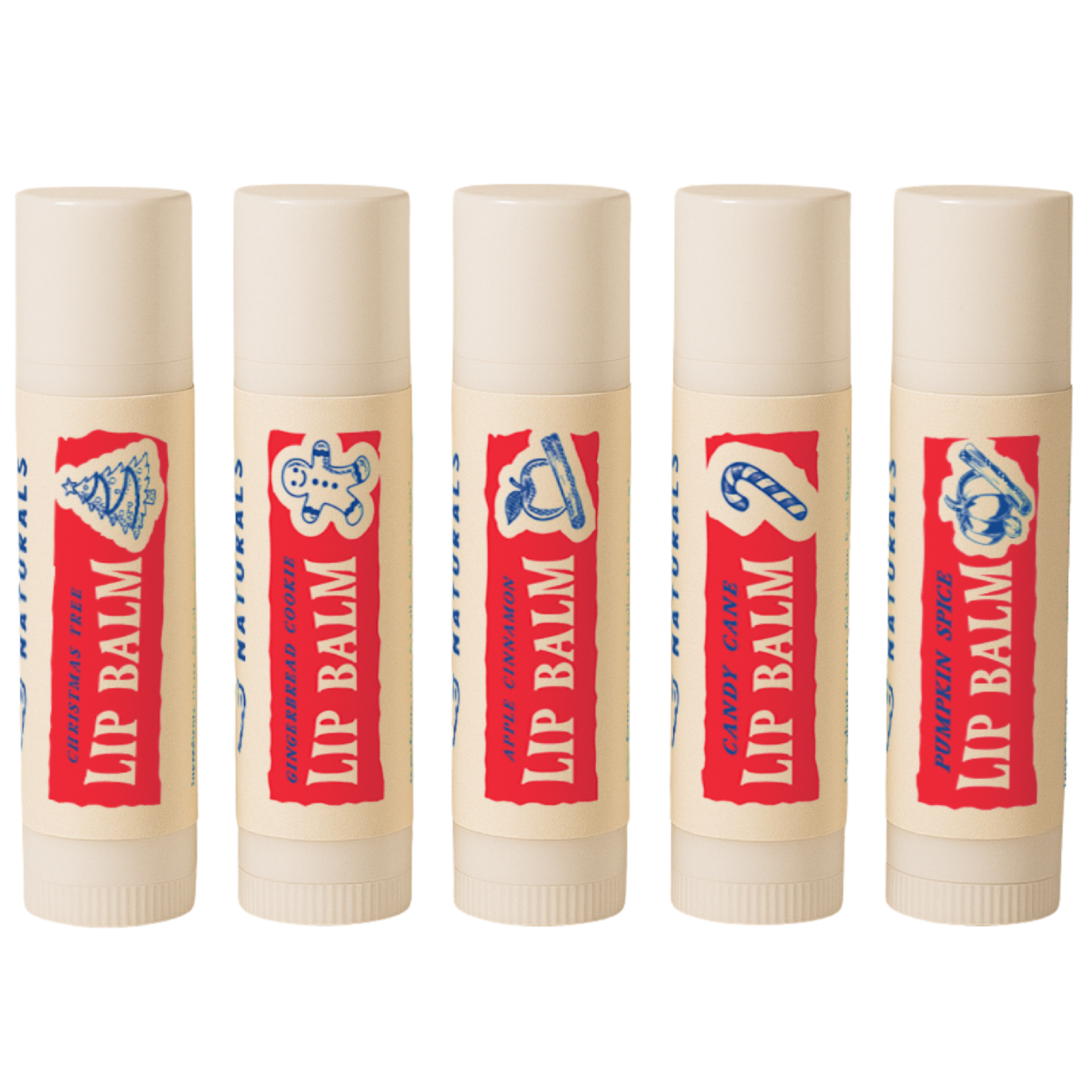 PapaBear Naturals Holiday Pack Papabear Tallow Lip Balm - (5 Pack)