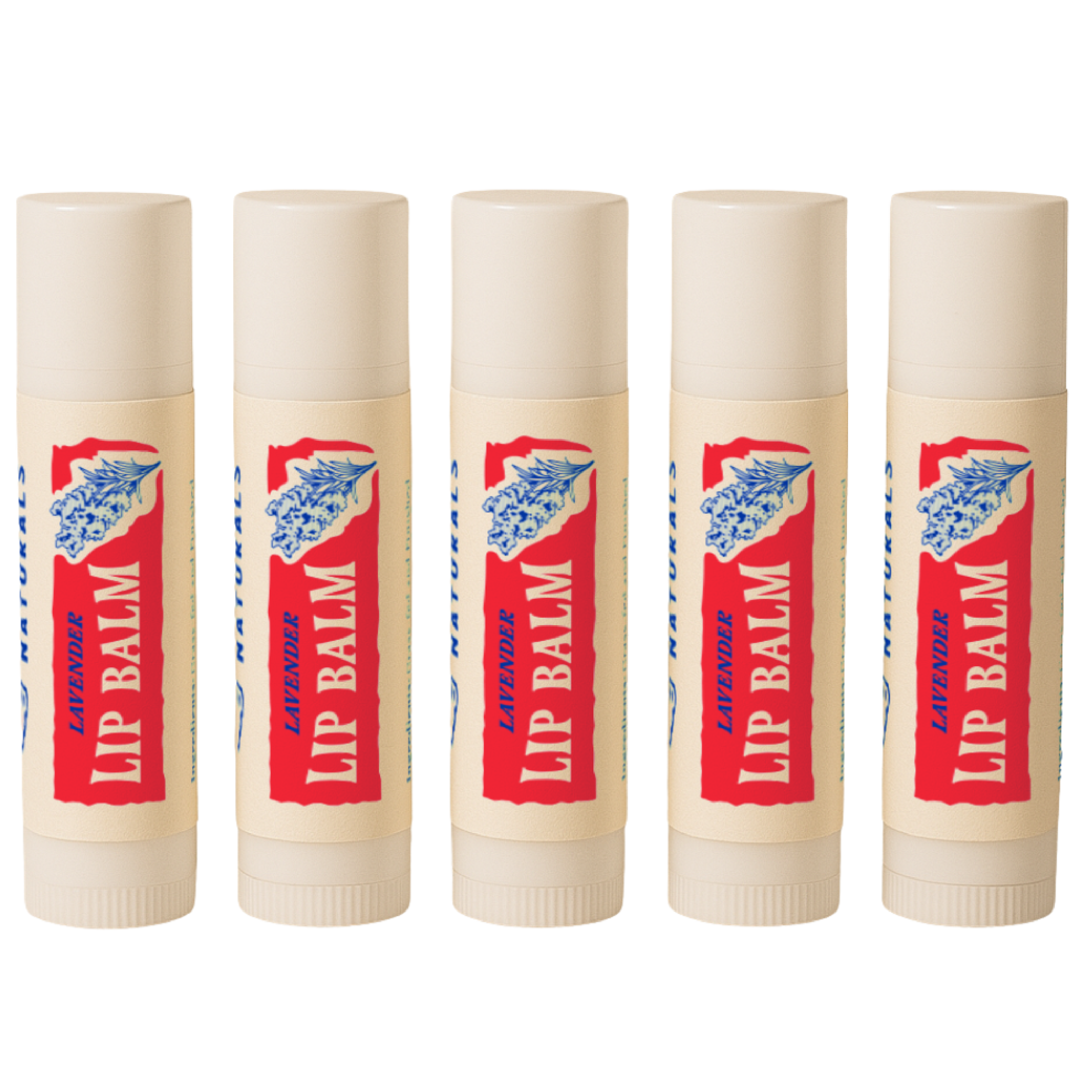 PapaBear Naturals Lavender Papabear Tallow Lip Balm - (5 Pack)